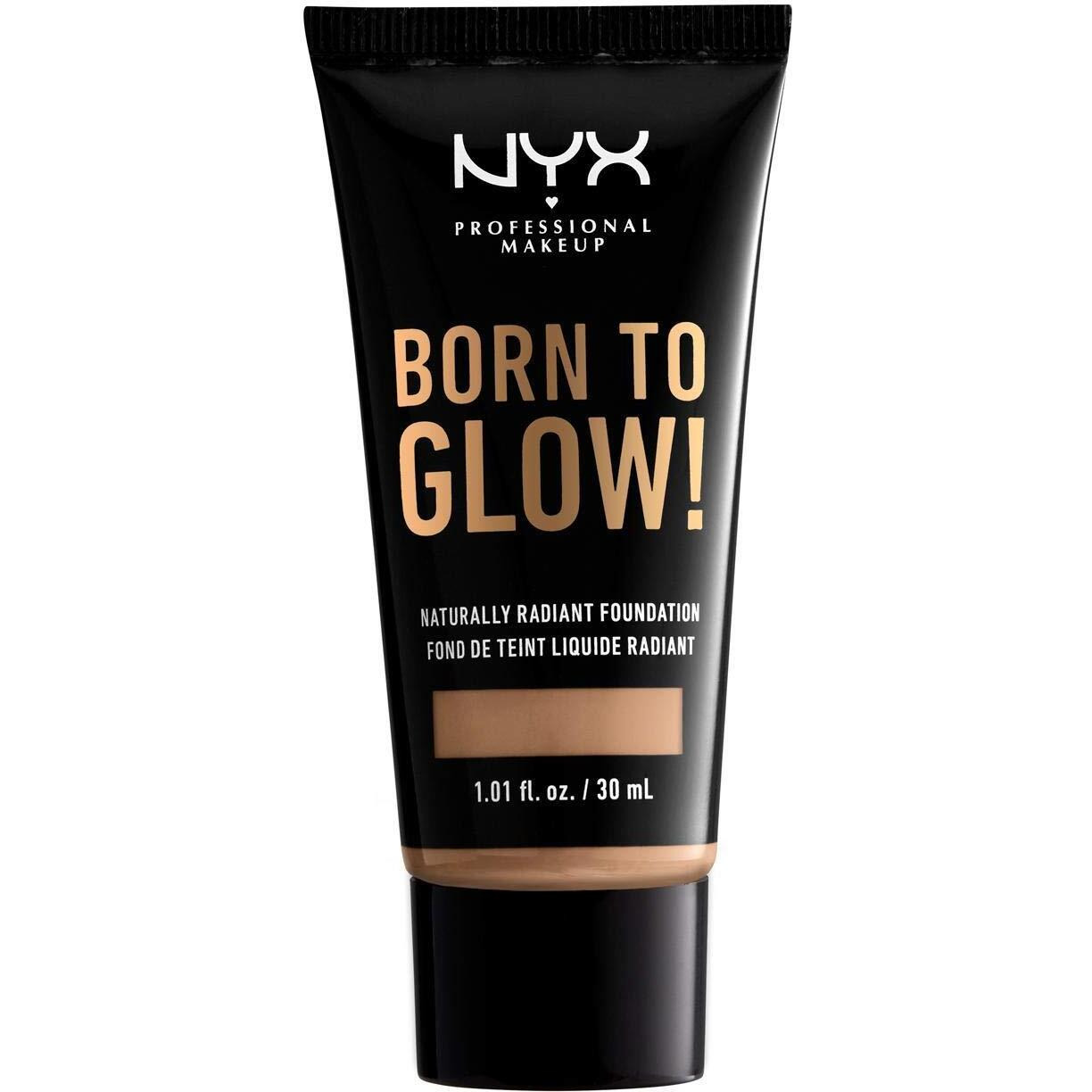 Nyx Professional Makeup Born To Glow Naturally Radiant Foundation  Medium Coverage - Tan