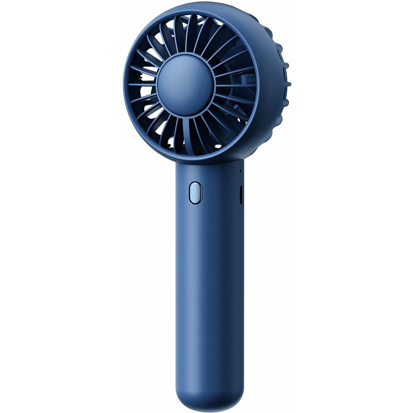 Gaiatop Mini Portable Fan  Powerful Handheld Fan  Cute Design 3 Speed Personal Small Desk Fan With Base  Lightweight Makeup Usb Rechargeable Fan For Stylish Girl Women Travel Indoor Outdoor Navy Blue