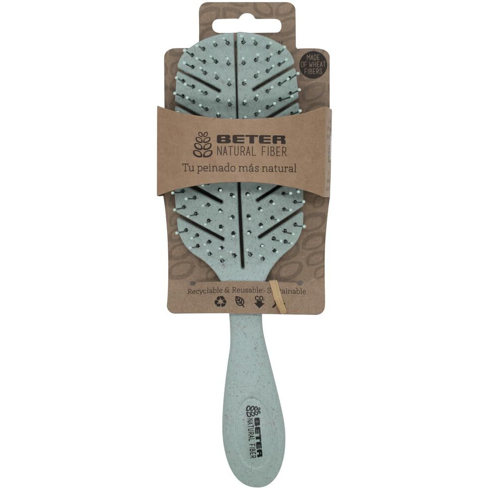 Beter Detangling Eco Brush - Natural Fiber Brush  Green