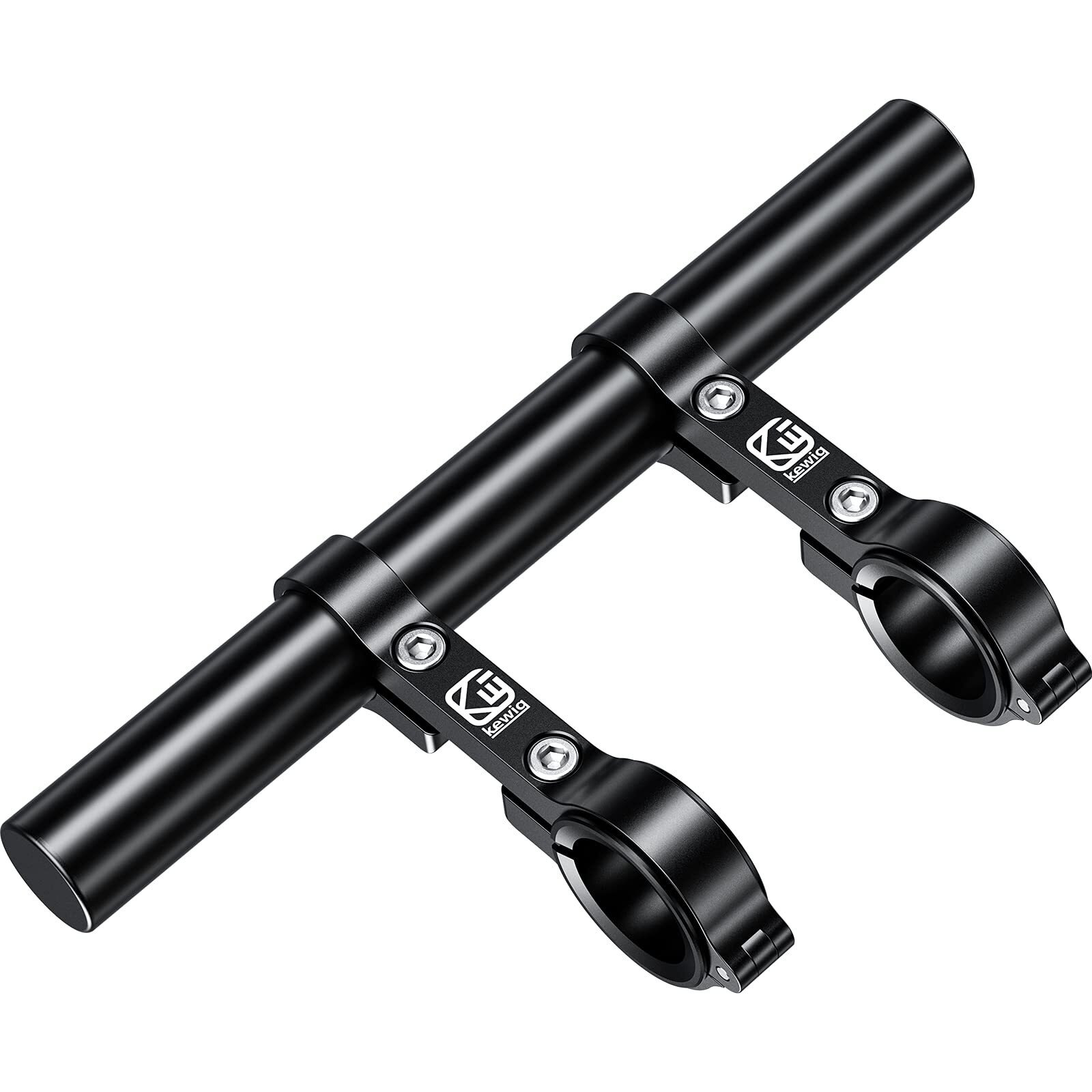 Brcovan Aluminum Alloy Handlebar Extensions For Bicycle & Motorcycle  Bike Handlebar Extender With Double Mounting Clamp Bracket  Fit For Handlebars 0.87'' To 1.26'' In Diameter