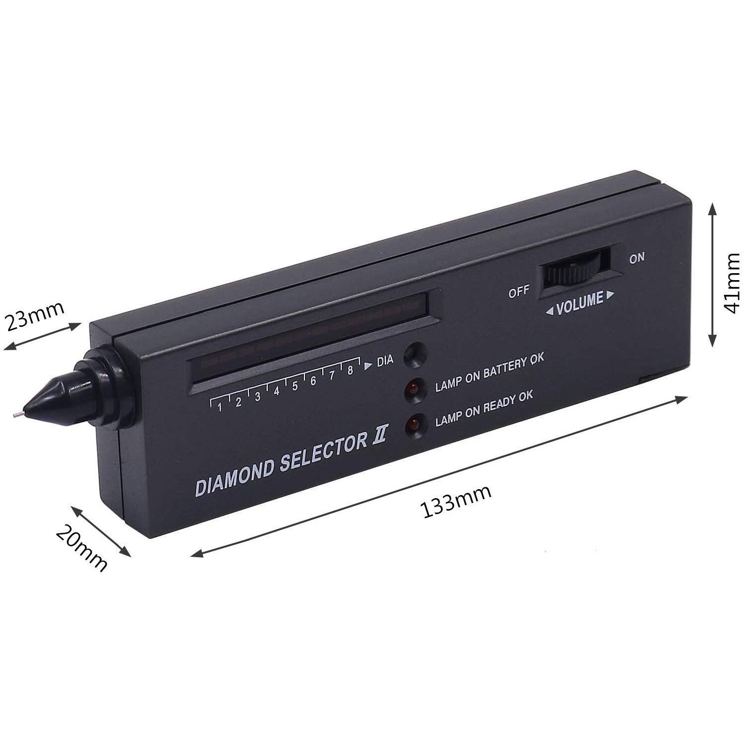 Hmkis Diamond Tester Pen  High Accuracy Jewelry Diamond Tester+ 60X Mini Led Magnifying  Professional Diamond Selector For Novice And Expert  Thermal Conductivity Meter