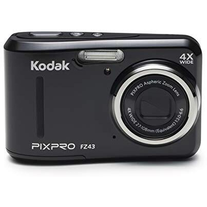 Kodak Pixpro Friendly Zoom Fz43-Bk 16Mp Digital Camera With 4X Optical Zoom And 2.7 "" Lcd Screen (Black)