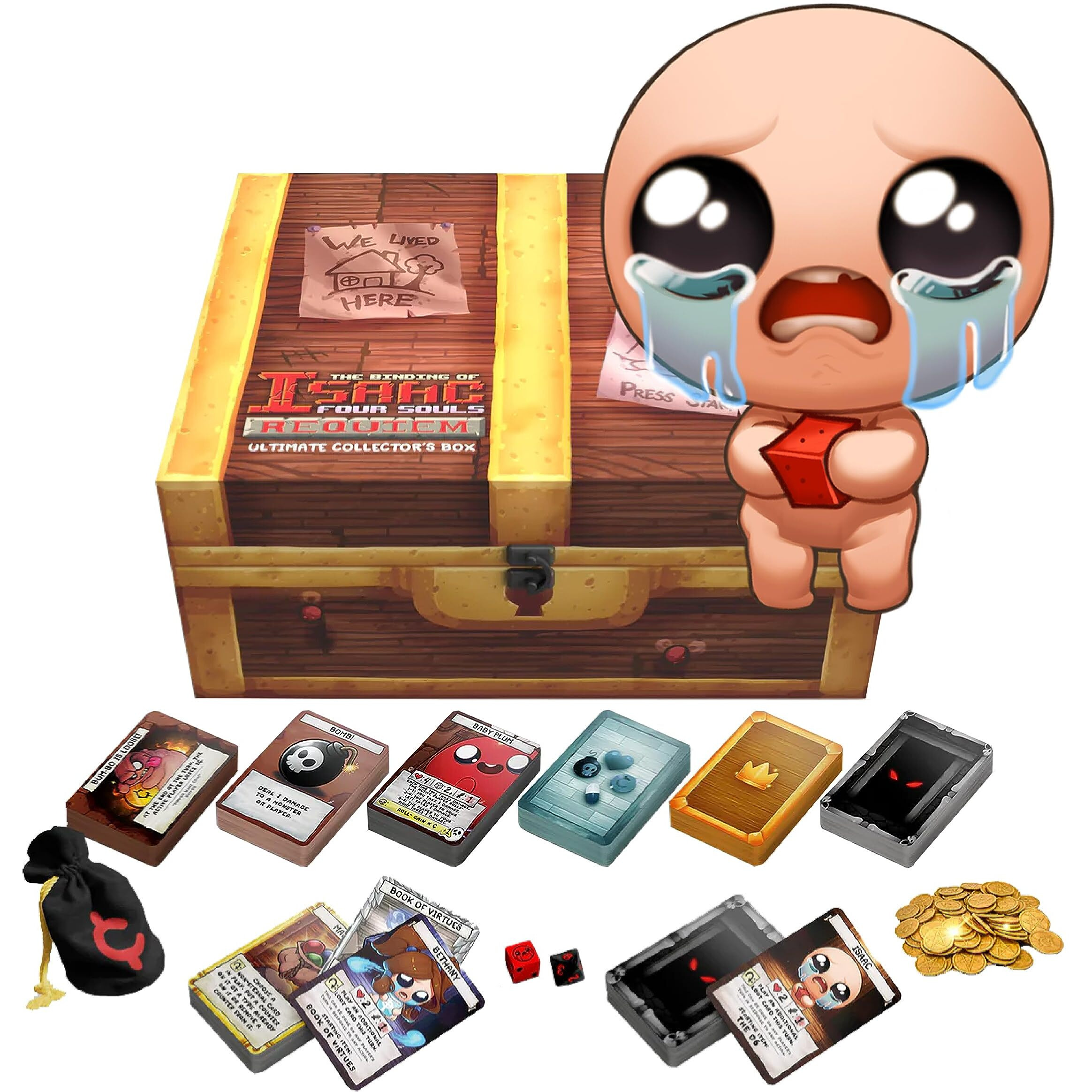 Maestro Media The Binding Of Isaac Four Souls The Ultimate Collection - 1-4 Players - Card Games For Game Night - 20-60 Mins Of Gameplay - Card Games For Teens And Adults Ages 13+ - English Version