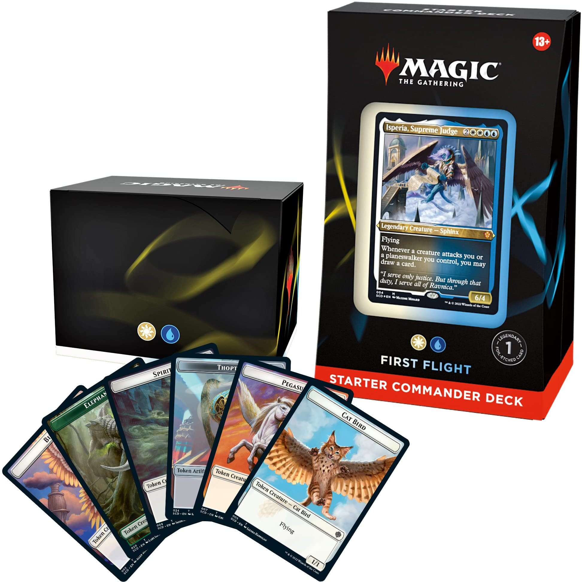 Magic The Gathering Starter Commander Deck - First Flight (White-Blue)