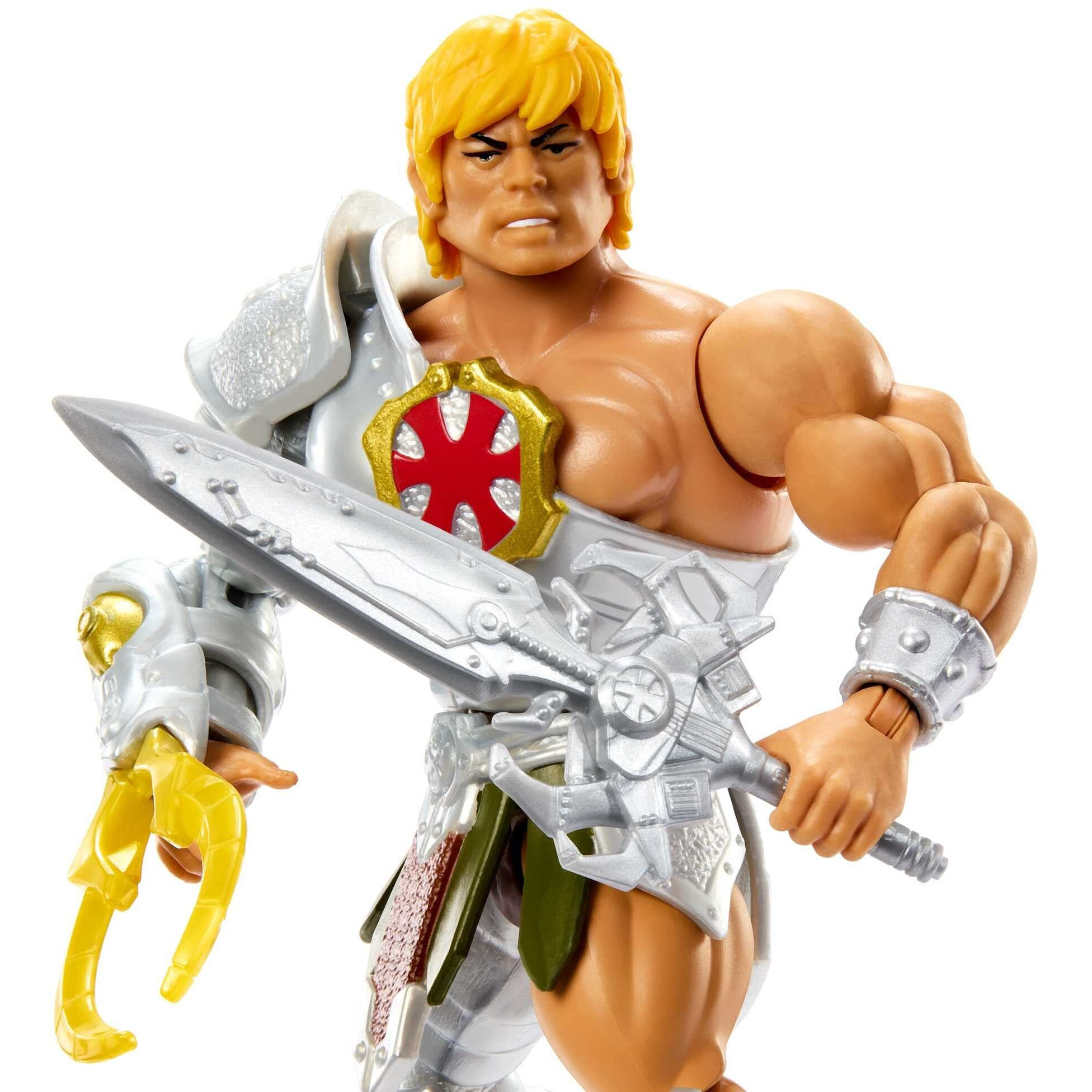 Masters Of The Universe Origins Action Figure & Accessory  Rise Of Snake Men Armor He-Man & Mini Comic Book  5.5 Inch