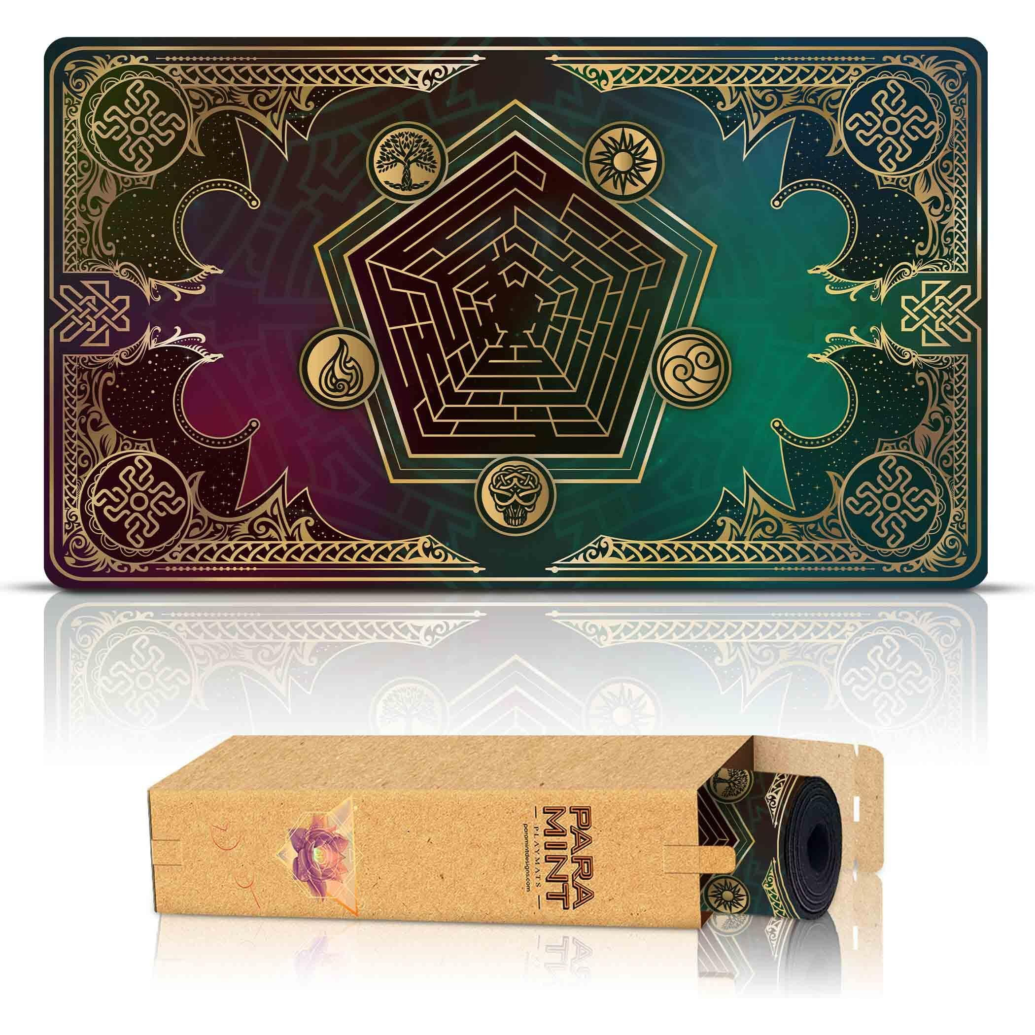 Paramint Mana Blast (Stitched) - Mtg Playmat - Compatible With Magic The Gathering Playmat - Play Mtg  Yugioh  Tcg - Original Play Mat Art Designs & Accessories