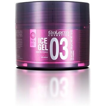 Salerm - Hair Styling Gel - Ice Gel 03-200 Ml - Strong Hold - Wet Look Gel - Hair Hold And Hydration - With Arginine - Strengthens Hair Fiber