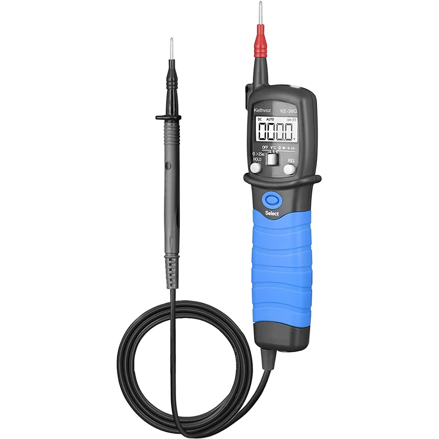 Pen Voltage Tester  Kethvoz Digital Multimeter 600V Voltmeter  6000 Count Trms Ac Dc Volt Detector Ohmmeter Continuity Tester With Buzzer Test Ohm Capacitance Diode