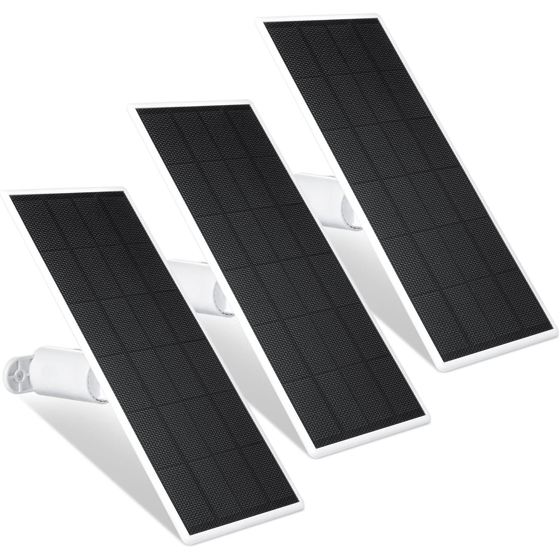 Wasserstein Solar Panel For Google Nest Cam Outdoor Or Indoor  Battery - 2.5W Solar Power - Made For Google Nest (3-Pack)