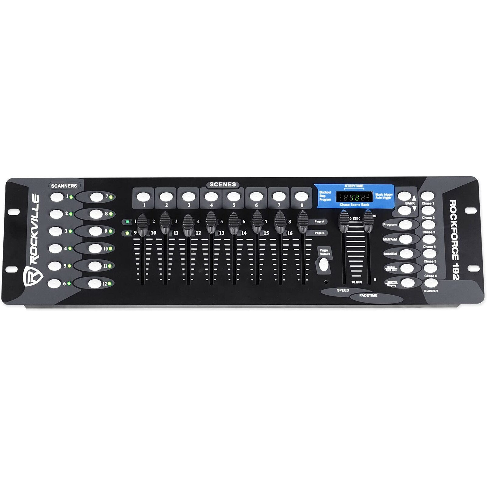 Rockville Rockforce 192-Channel Light/Fog Dmx Lighting Controller