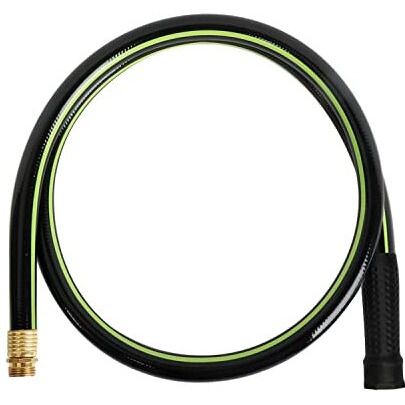 Worth Garden Leader Short Garden Hose 3/4 In. X 4 Ft. No Kink  Lead-In Water Hose With Male To Female Fittings Pvc Durable Garden Pipe With Solid Brass For Household & Commercial 12 Years Warranty