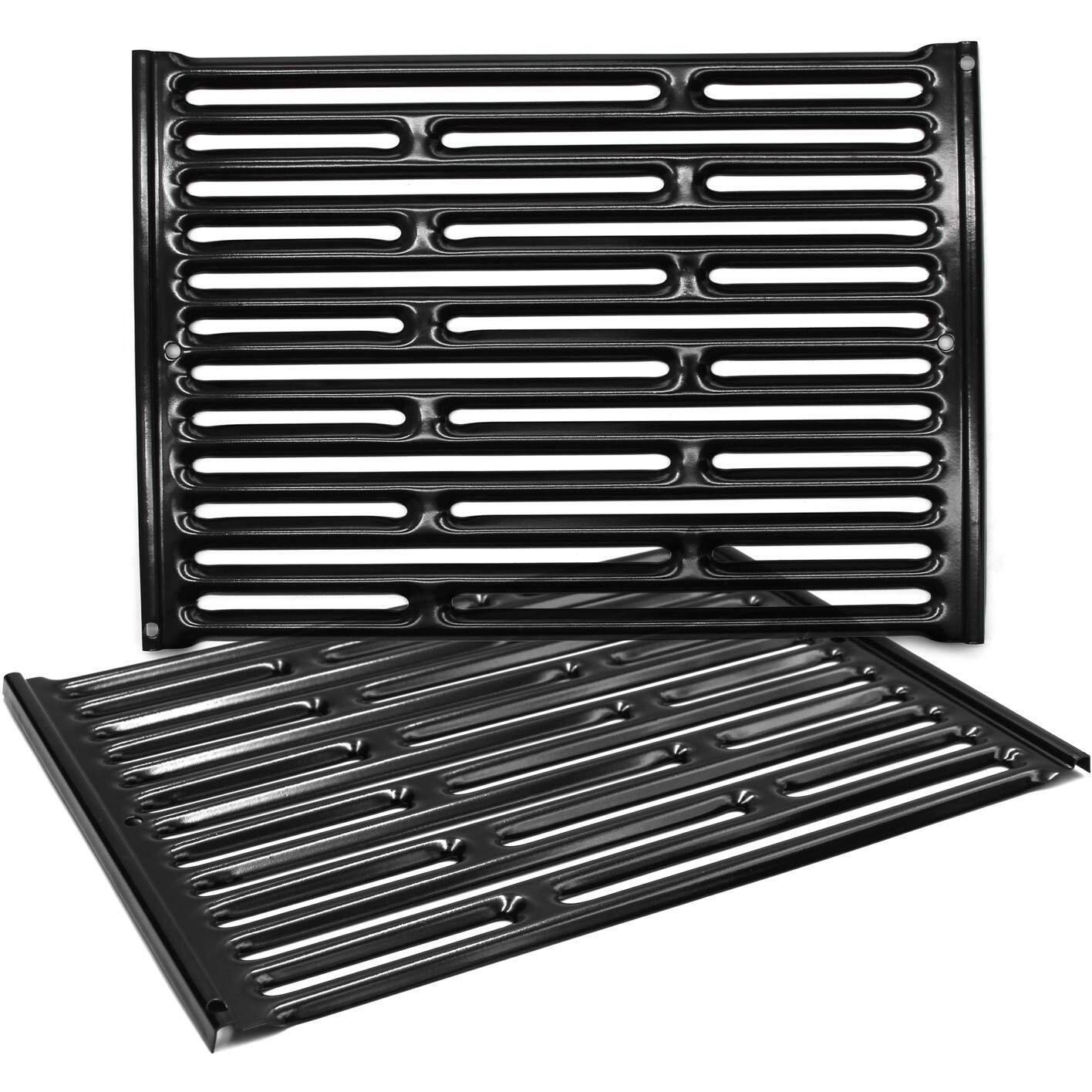 Hongso 7523 7521 7522 15 Inches Porcelain Enameled Cooking Grates Replacement For Weber Spirit E-210  Spirit S 200 & 210 (Pre-2012 With Side Control)  Genesis Silver A  Spirit 500  65904 65905 Grills