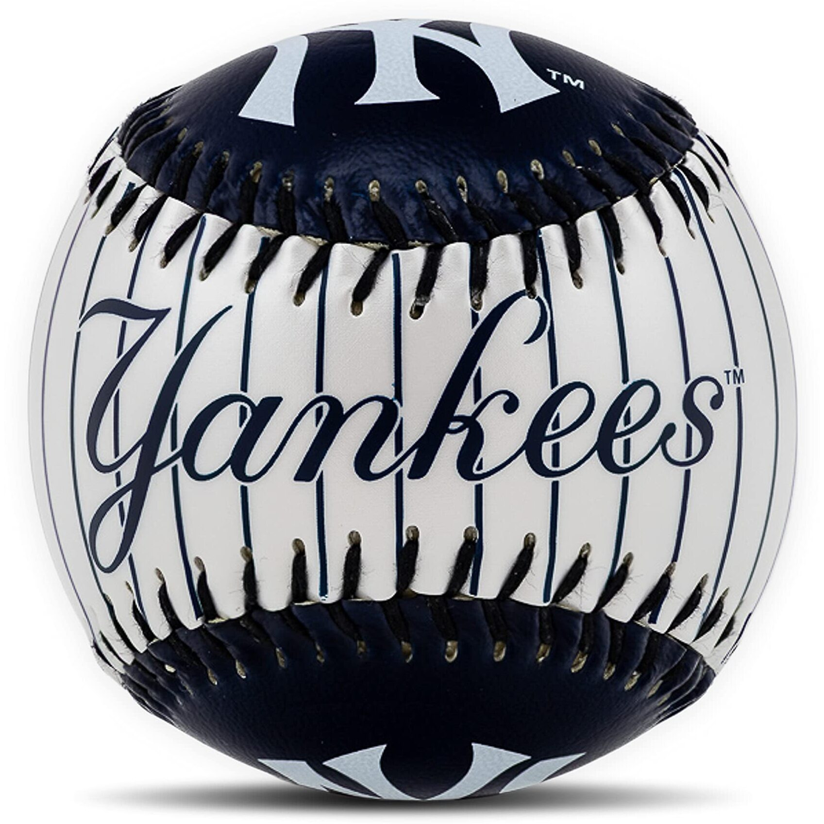 Franklin Sports New York Yankees Mlb Team Baseball - Mlb Team Logo Soft Baseballs - Toy Baseball For Kids - Great Decoration For Desks And Office