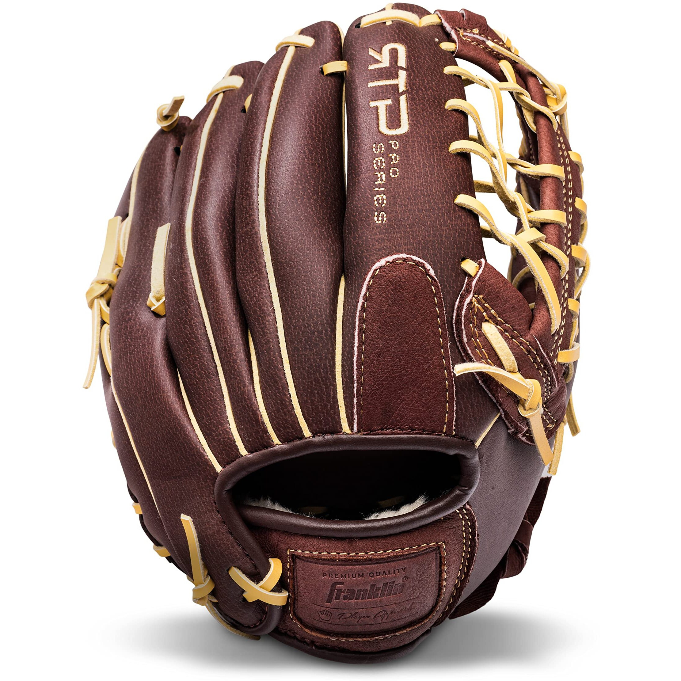 Franklin Sports Baseball Gloves - Rtp Pro Baseball Fielding Glove - Infield/Pitcher Glove - 12""  Brown