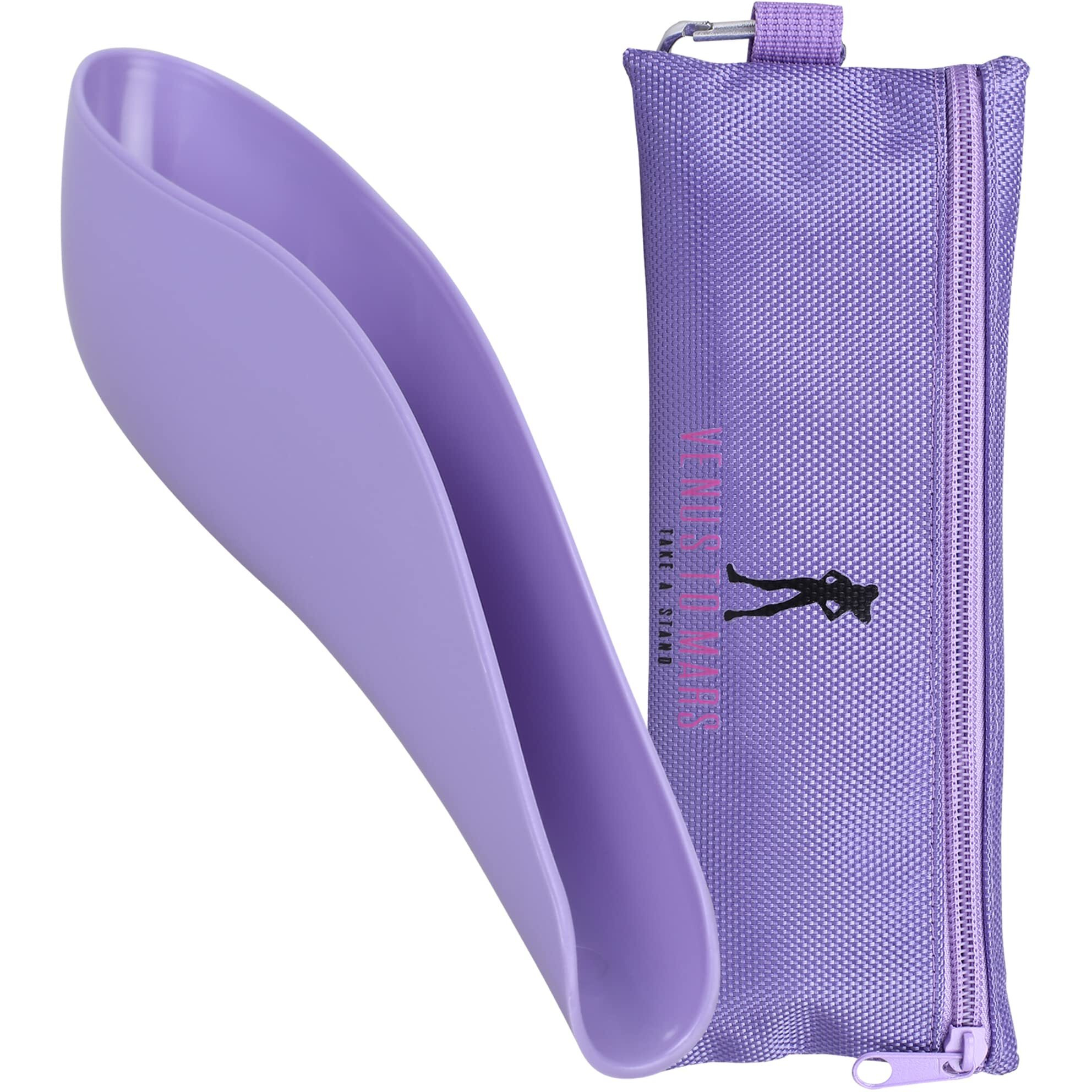 Venus To Mars Female Urinal | Female Urination Device | Womens Pee Funnel For Camping - Car - Travel - Festivals - Porta Potty - Outdoor Activities (Purple)