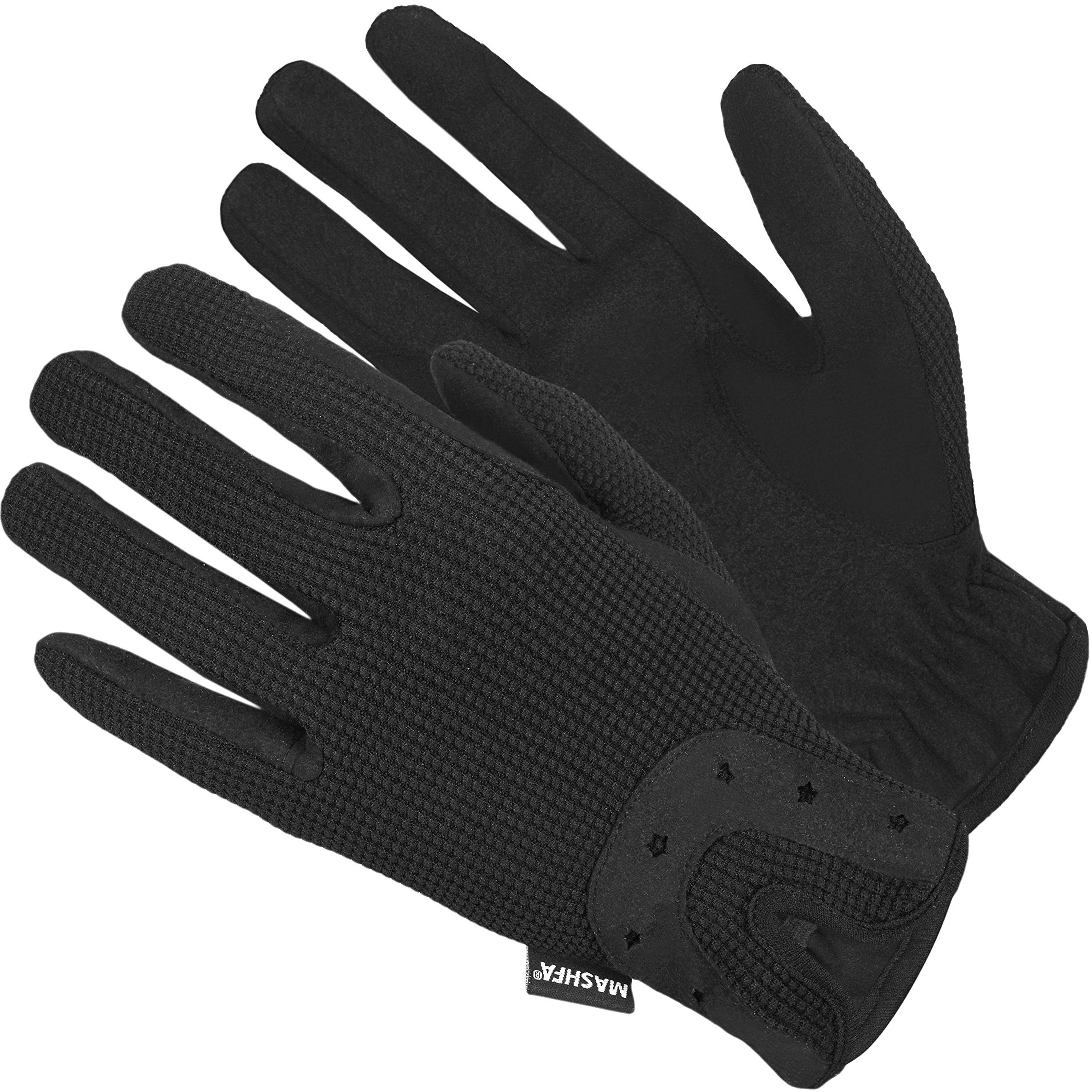 Mashfa Ladies Women Horse Equestrian Mitts Gloves