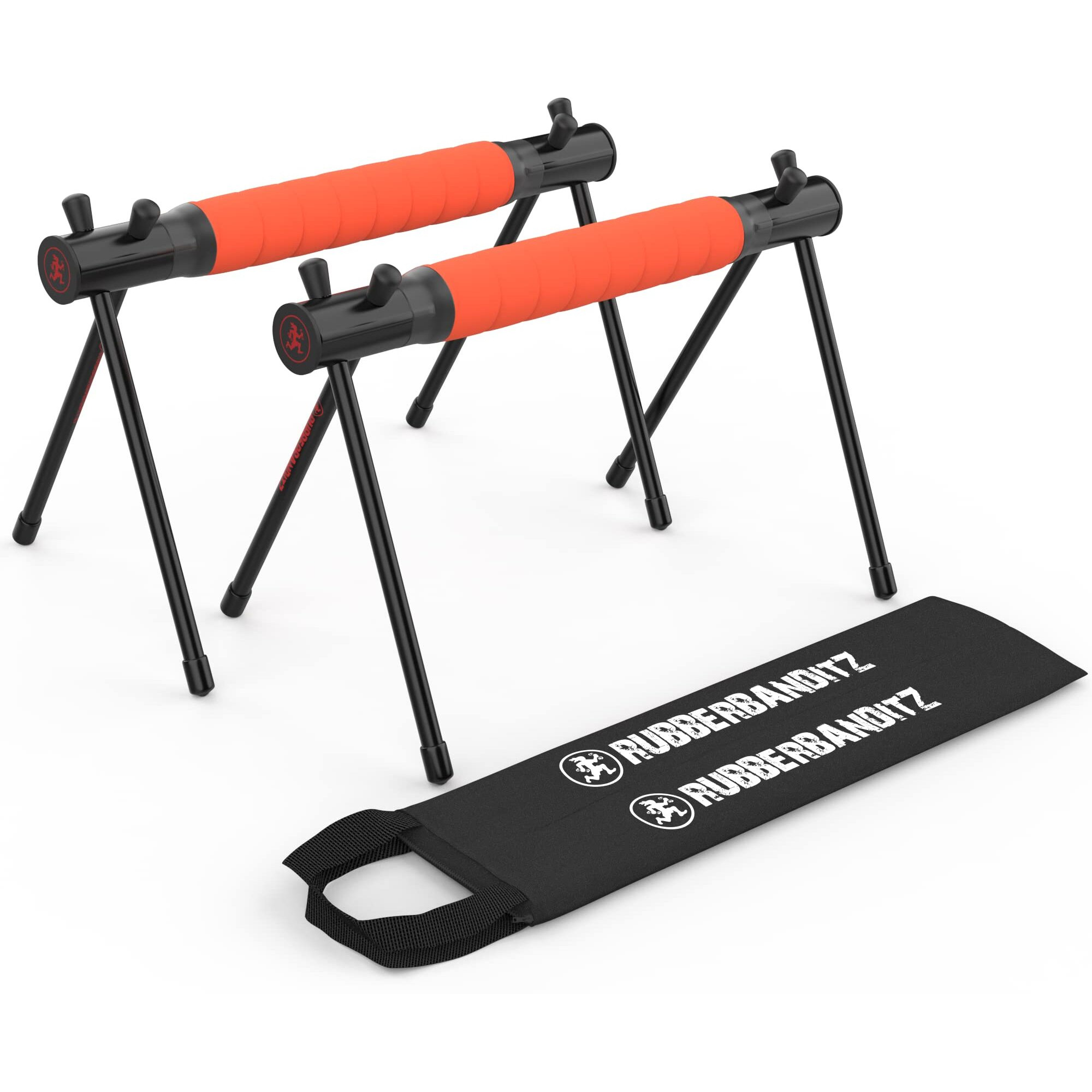 Rubberbanditz Calisthenics Parallel Bars | At Home Workout Equipment Ideal For Push Ups  Dips  Handstands  Gymnastics