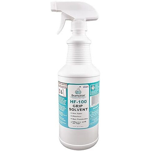Brampton Hf-100 Premium Golf Grip Solvent For Regripping Golf Clubs And Golf Grip Repair - Shake And Spray Golf Grip Solution - Non-Toxic  Non-Flammable  And Odorless Golf Grip Solvent (32Oz)