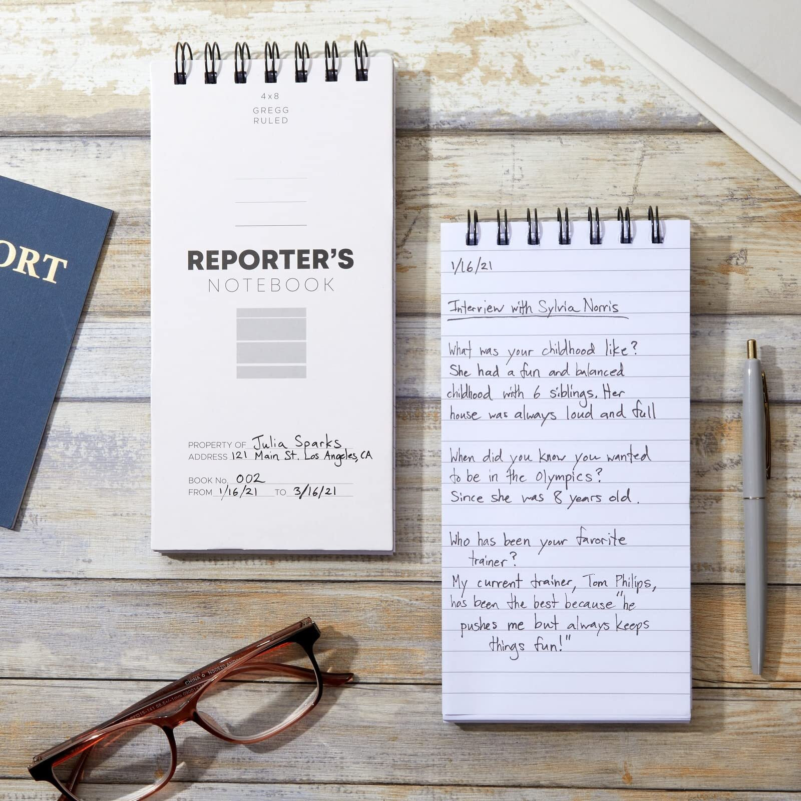 12 Pack Reporters Notebook  Spiral Note Pad For Journalist  Detective (70 Sheets/140 Pages Per Book  4X8 In)