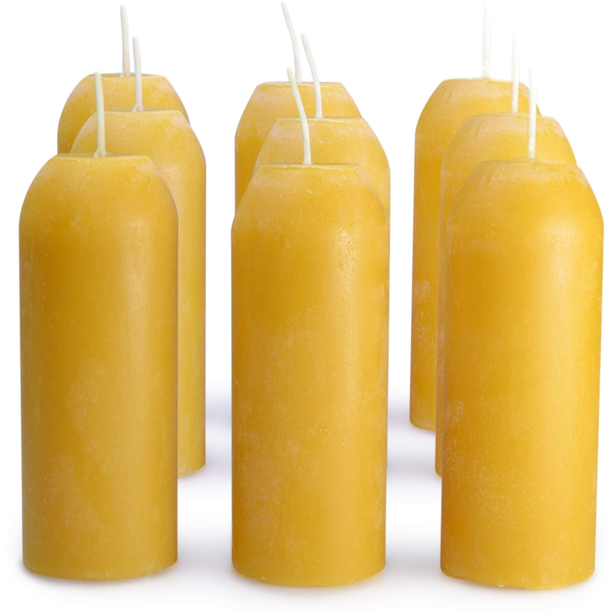 Uco 12-Hour Natural Beeswax  Long-Burning Candles For Uco Candle Lanterns And Emergency Preparedness  9-Pack