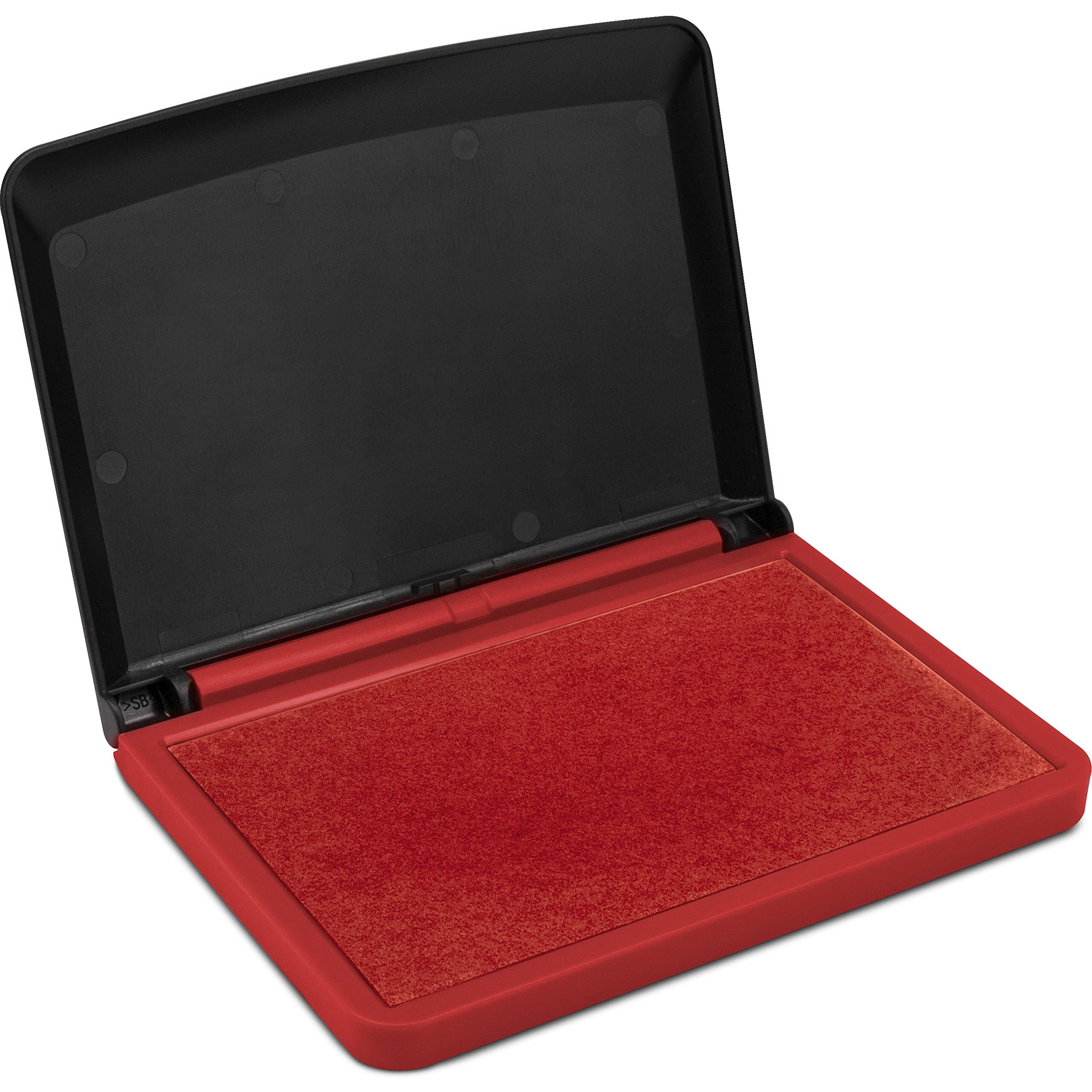 Maxmark Large Red Stamp Pad - 2-3/4"" By 4-1/4"" - Premium Quality Felt Pad