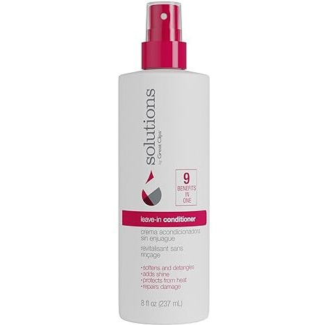 Great Clips Solutions Nourishing Leave-In Conditioner | 8Oz Spray | Detangles And Hydrates Hair