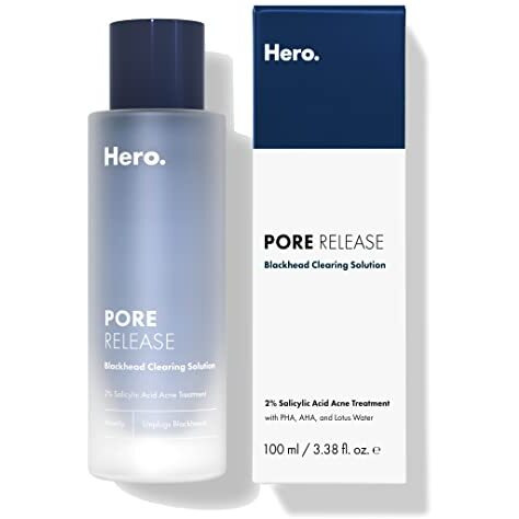 Hero Cosmetics Pore Release Blackhead Clearing Solution - Exfoliating Toner Featuring Bha  Pha  Aha And 2% Salicylic Acid (100 Ml)