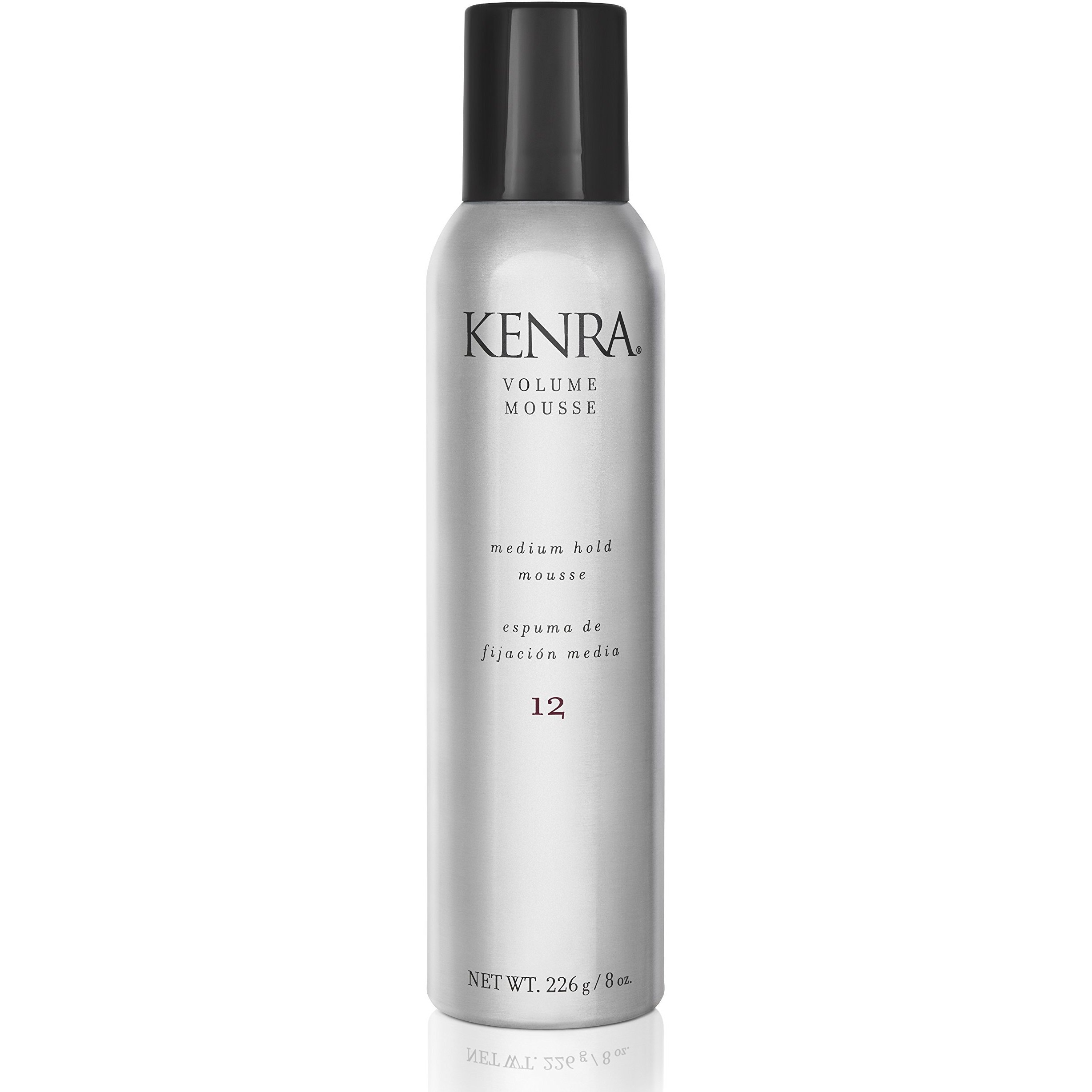 Kenra Volume Mousse 12 | Medium Hold Mousse | Non-Drying  Non-Flaking Lightweight Formulation |Styling Control Without Stiffness Or Stickiness | Tames Frizz & Conditions | All Hair Types | 8 Oz