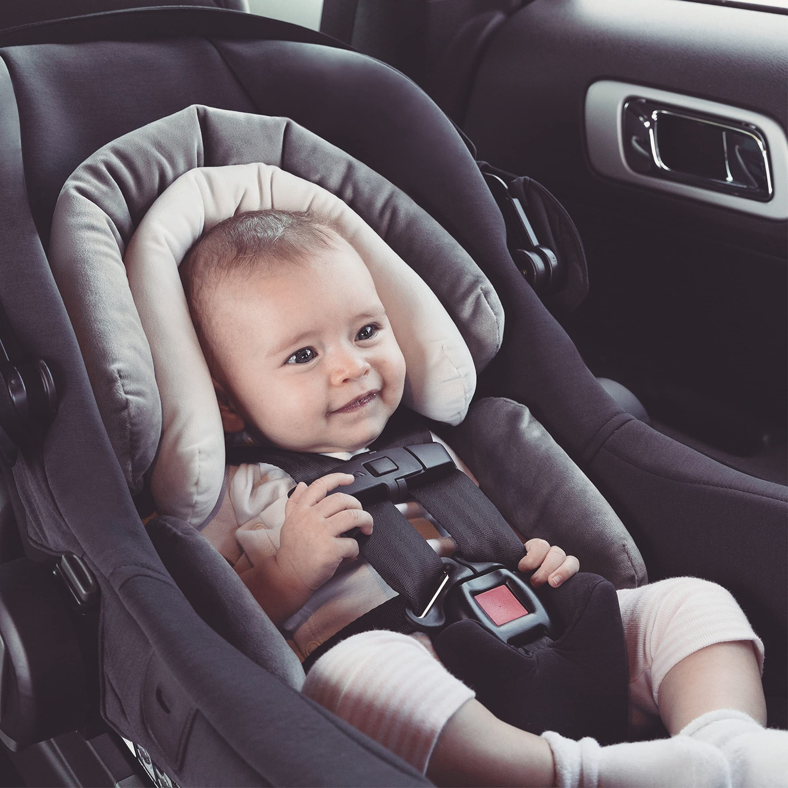 Diono Cuddle Soft 2-In-1 Baby Head Neck Body Support Pillow For Newborn Baby Super Soft Car Seat Insert Cushion  Perfect For Infant Car Seats  Convertible Car Seats  Strollers  Gray/Artic