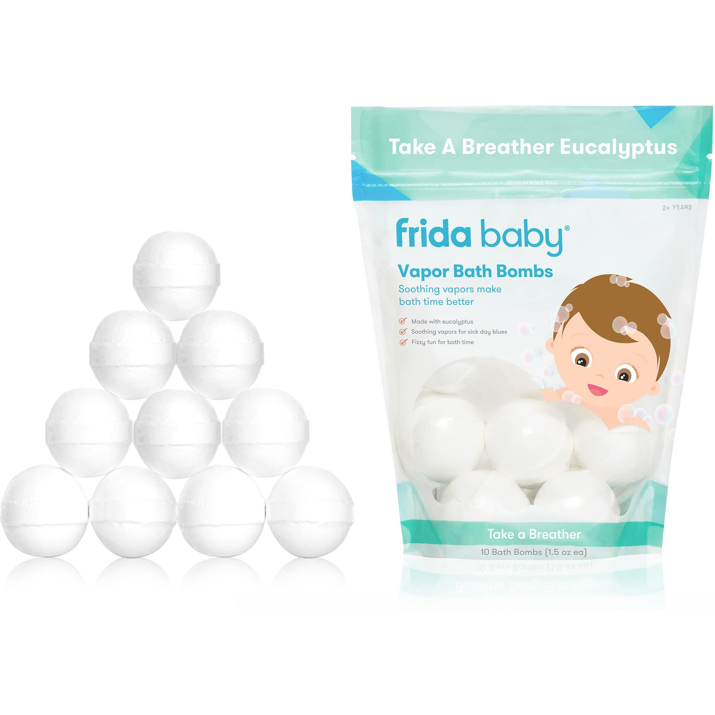 Frida Baby Natural Vapor Bath Bombs  10 Count
