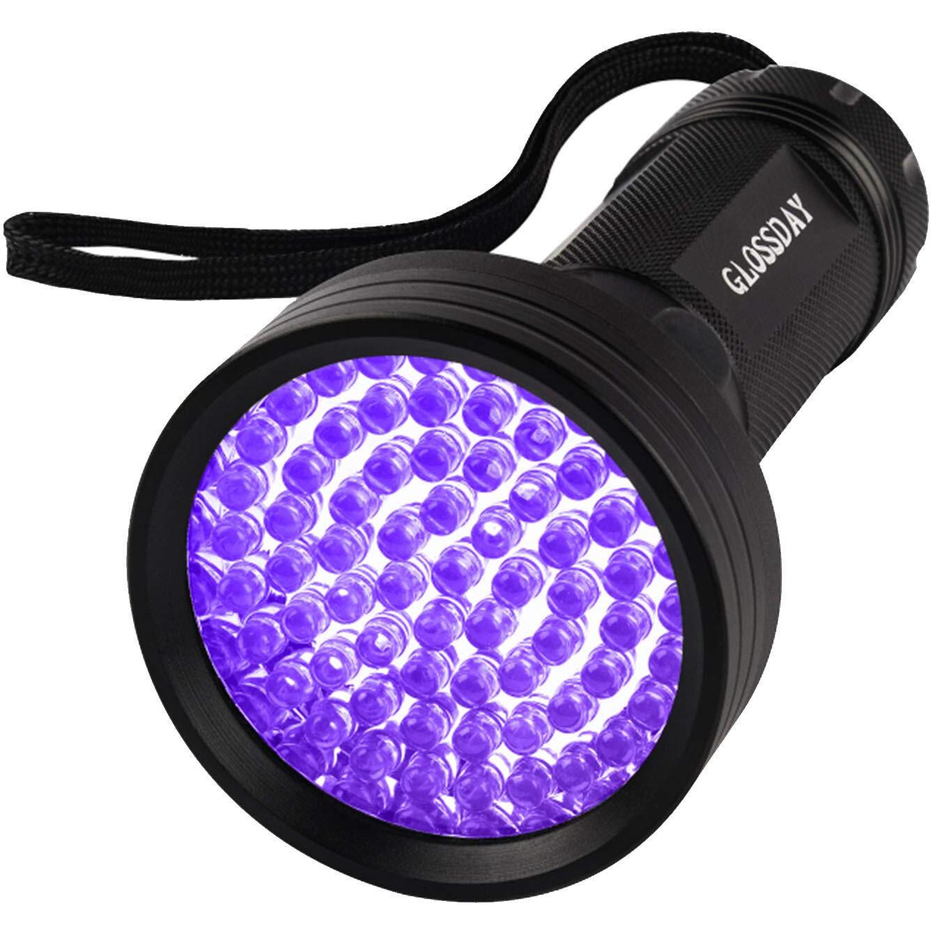 Glossday Blacklight Flashlight 68 Led Uv Flashlight Ultraviolet Flashlight Black Light Professional Pet Urine Detector For Dog/Cat Urine Pet Stains Hunting Scorpions
