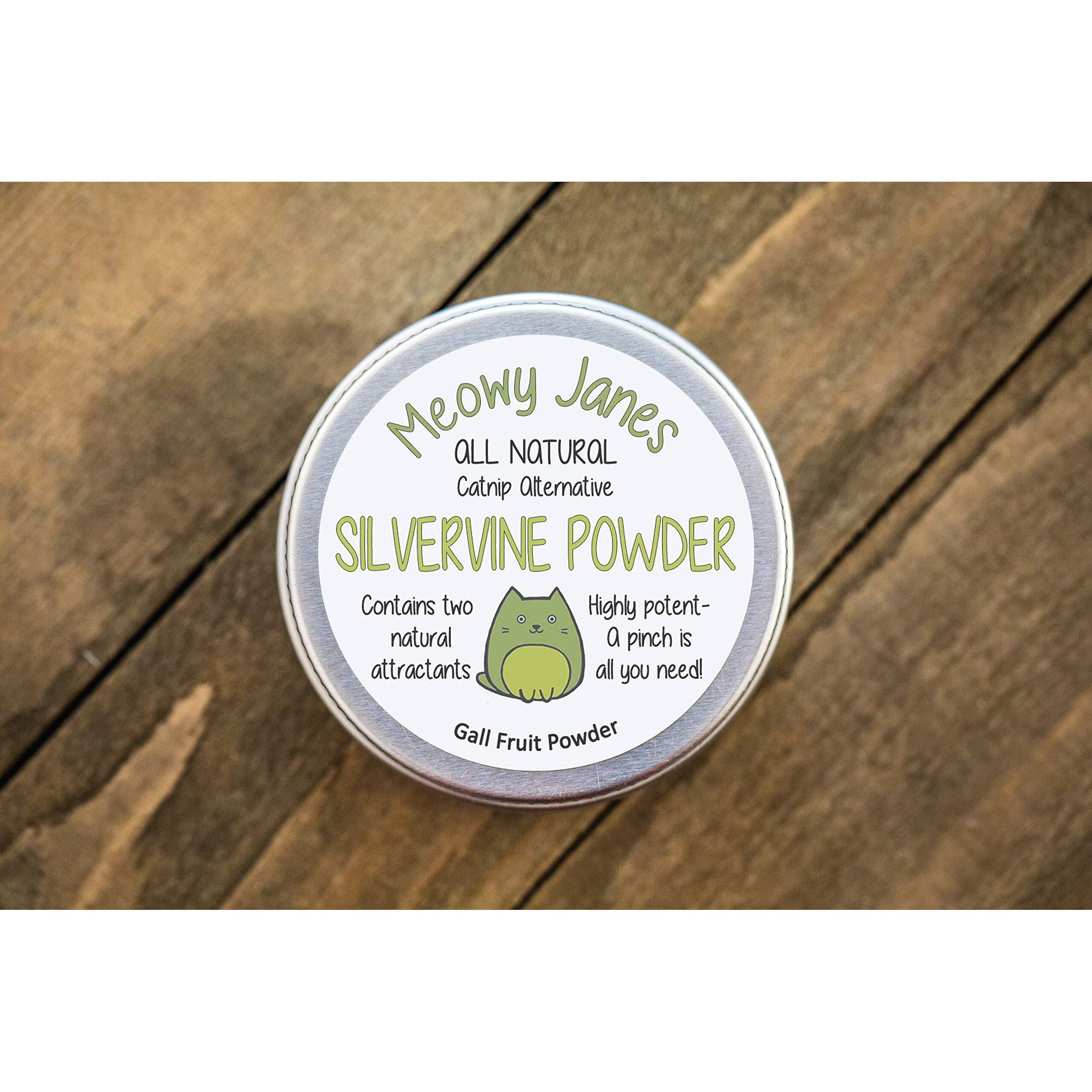 Meowy Janes Silver Vine For Cats - 45 Grams Of Powder - All Natural Catnip Alternative