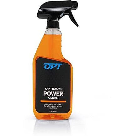 Optimum Power Clean - 17 Oz.  All Purpose Car Cleaner - Exterior And Interior  Bug And Tar Remover  Great For Boat  Motorcycle  Rv  And Car Detailing