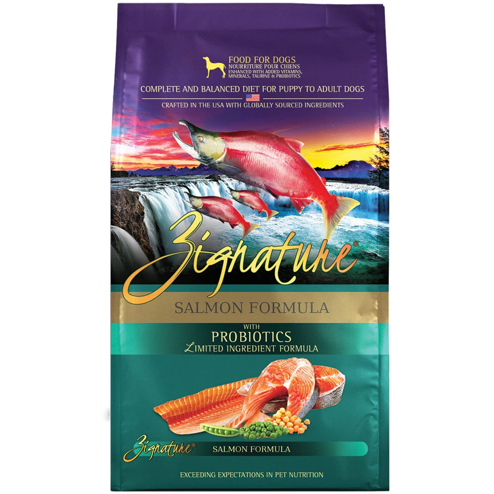 Zignature Salmon Limited Ingredient Formula Dry Dog Food 4Lb