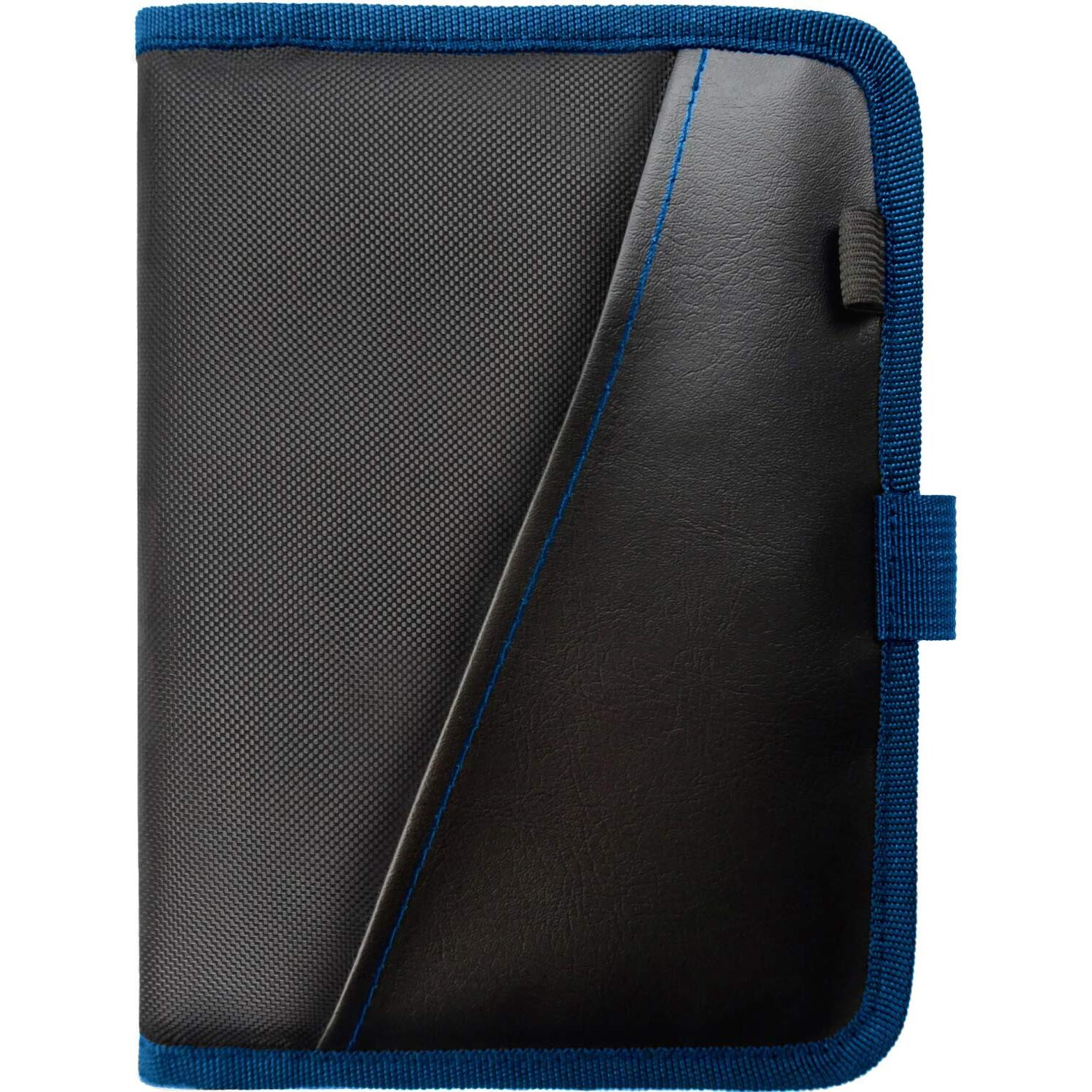 Glove Box Compartment Organizer - Car Document Holder - Owner Manual Case Pouch - Vehicle Storage Wallet For Registration & Insurance Card - Premium Auto Paperwork Holder - Log Book Included - Blue