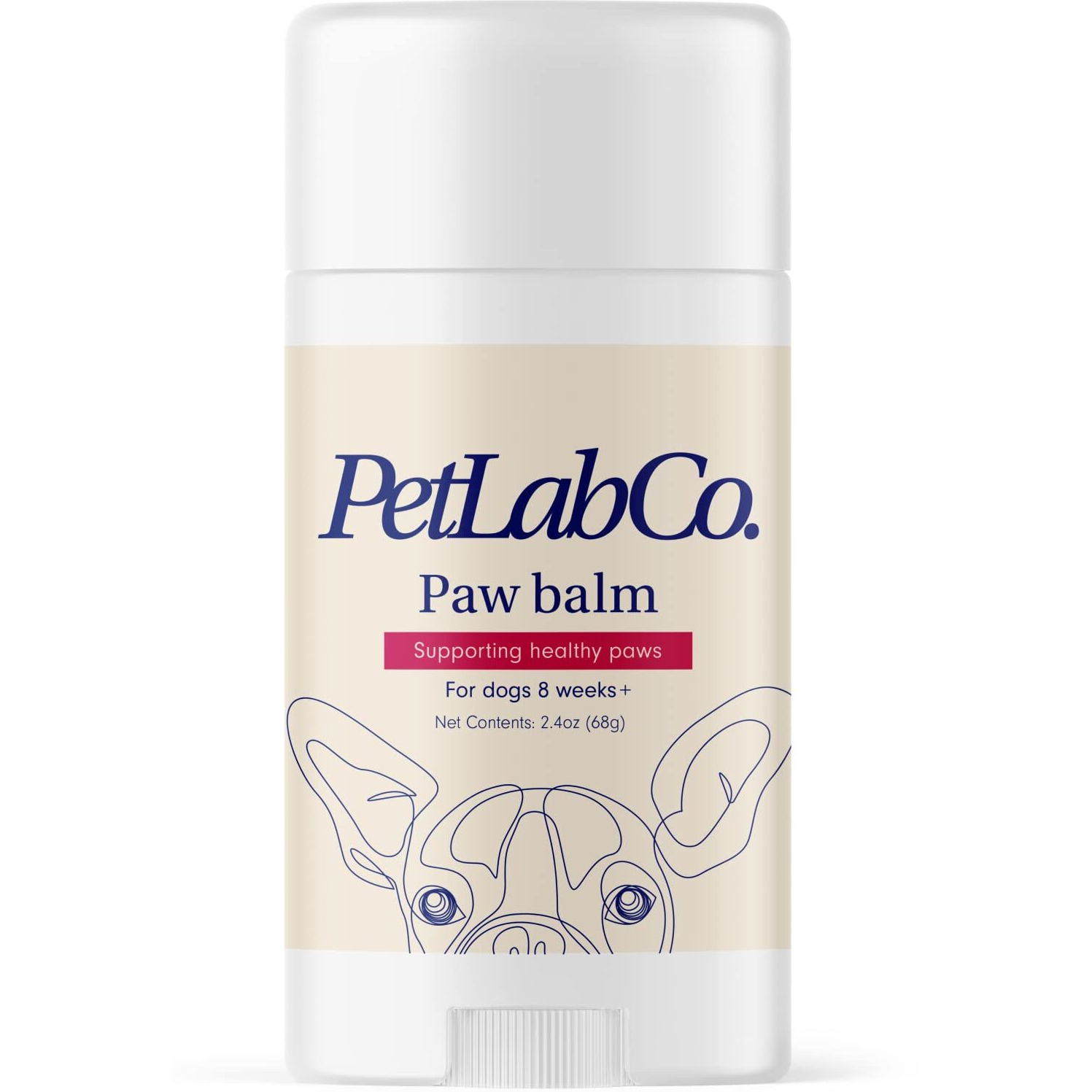 Petlab Co. Paw Balm For Dogs - Moisturizes And Supports Dry Paws - Easy To Use Paw Soother For Dogs Of All Ages - Dog Paw Wax