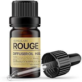 Rouge Diffuser Oil  Ambroxan Molecule-Based Scent  Saffron  Jasmine  Cedarwood Essential Oils Blend For Ultrasonic Diffuser Scent Projects(.33 Oz/10 Ml)