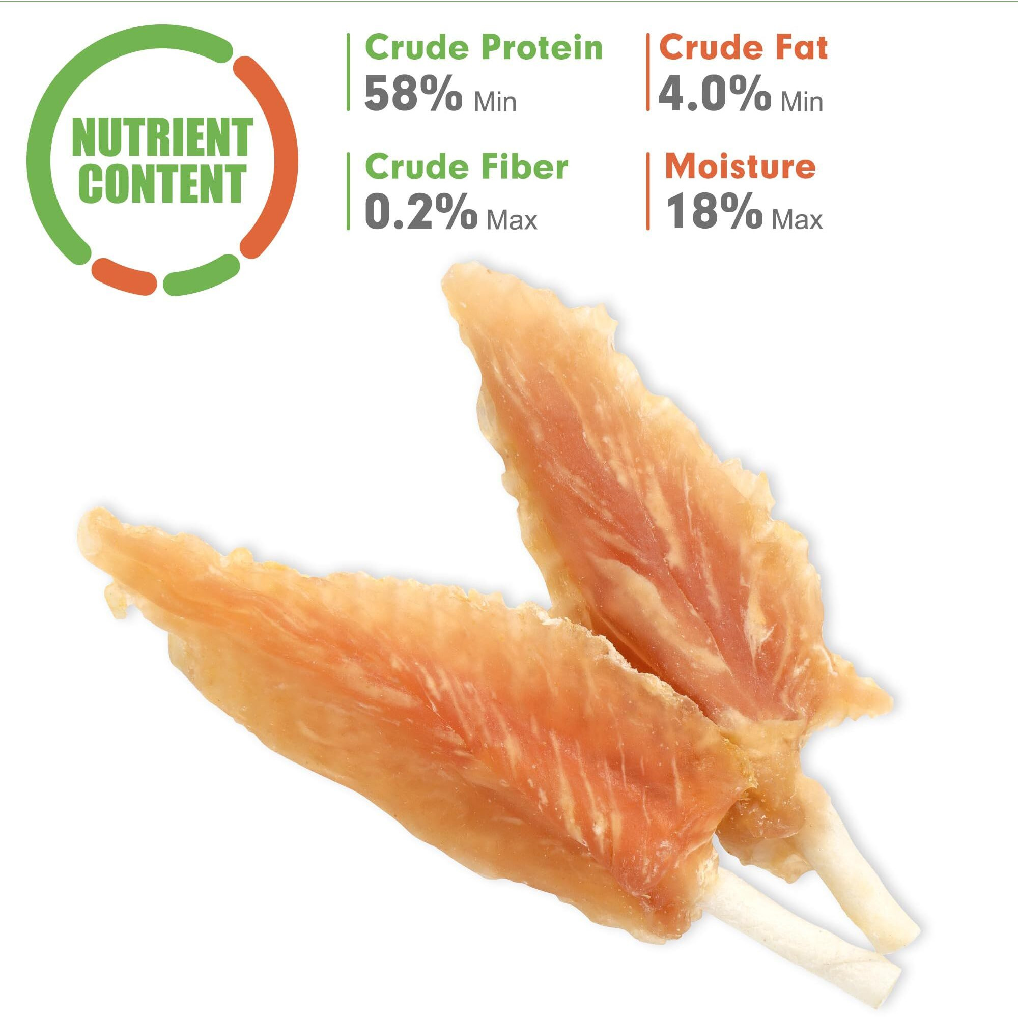 Mon2Sun Dog Rawhide Twist 4-4.5 Inch Chicken Wrapped Rawhide Sticks For Puppy And Small Dogs  Promotes Dental Health Treats (18.34 Ounce -Pack Of 1)