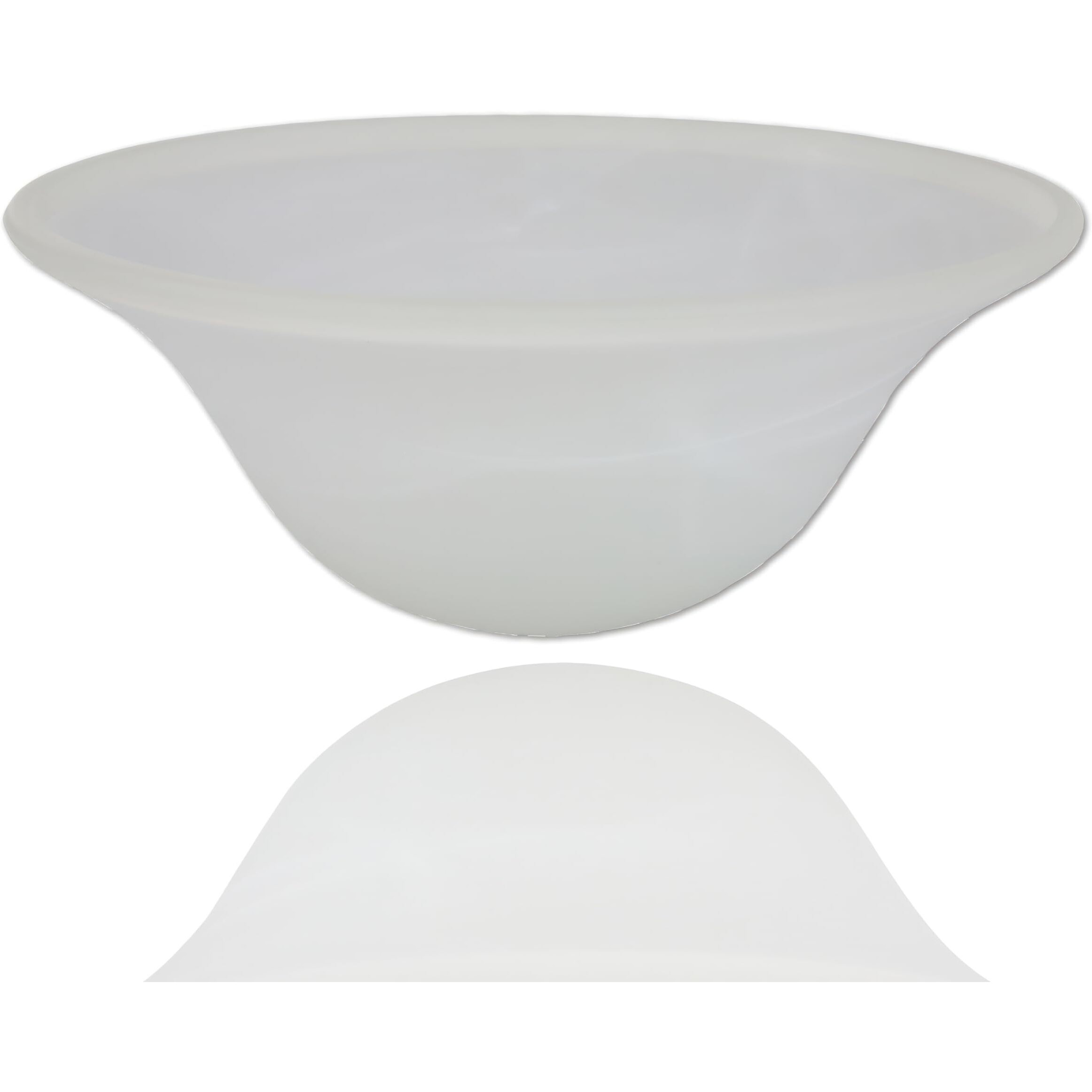 Lightaccents Alabaster White Glass Lamp Shade Replacement For Floor Lamp - Lamp Shade For Floor Lamps With Medium Base E26 Socket- Floor Lamp Shade - Floor Lamp Replacement Glass (White Marble)