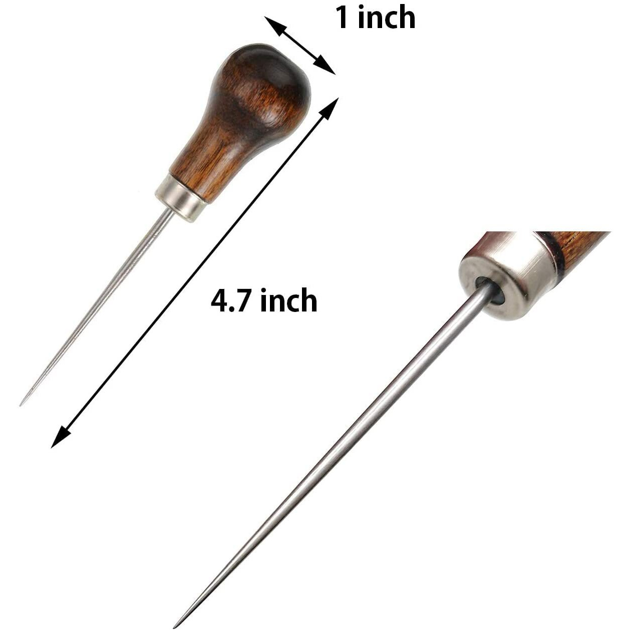11 Pieces Bookbinding Kit Starter Tools Set Bone Folder Paper Creaser  Waxed Thread  Awl  Large-Eye Needles For Diy Bookbinding Crafts And Sewing Supplies