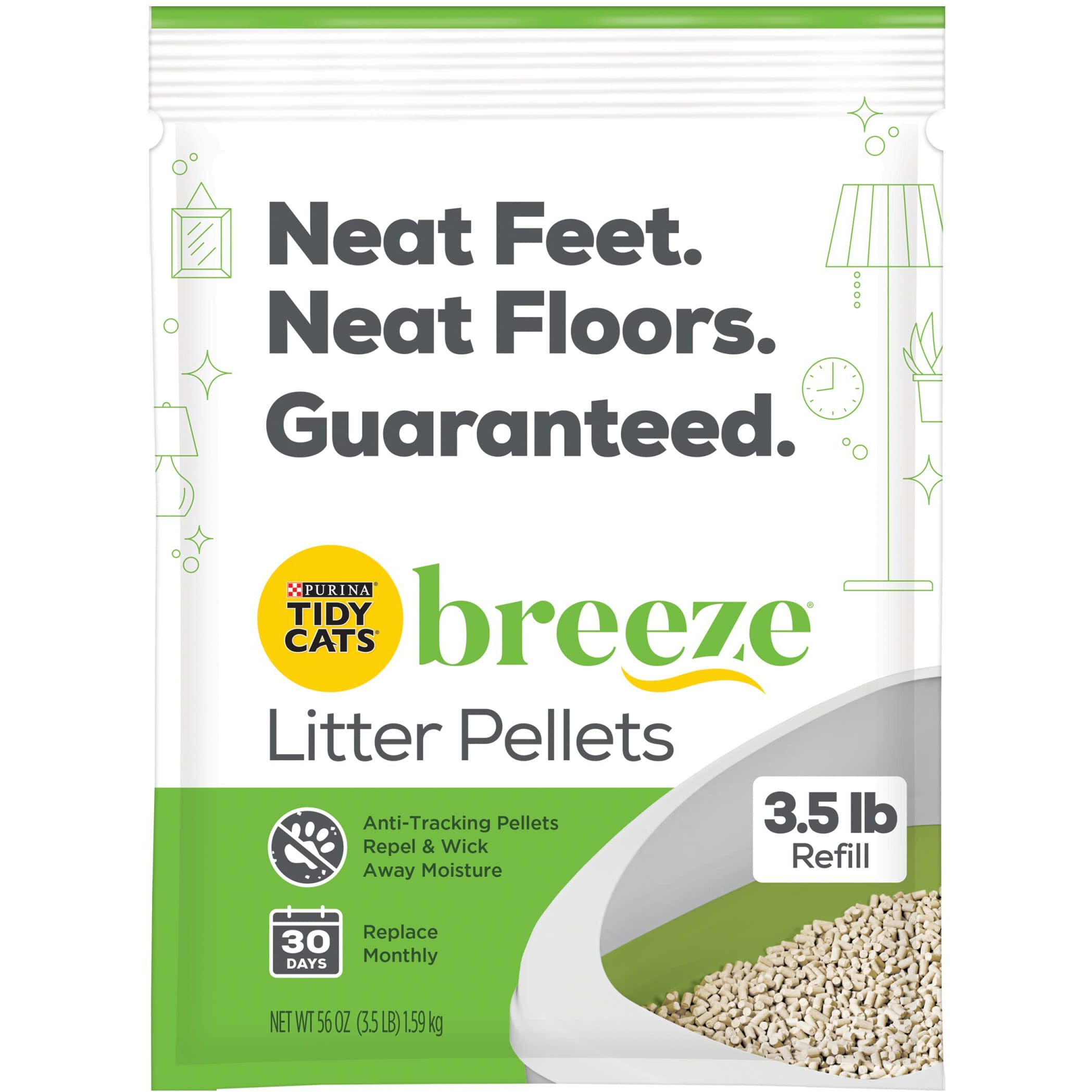 Purina Tidy Cats Litter Pellets  Breeze Refill Litter Pellets In Recyclable Box