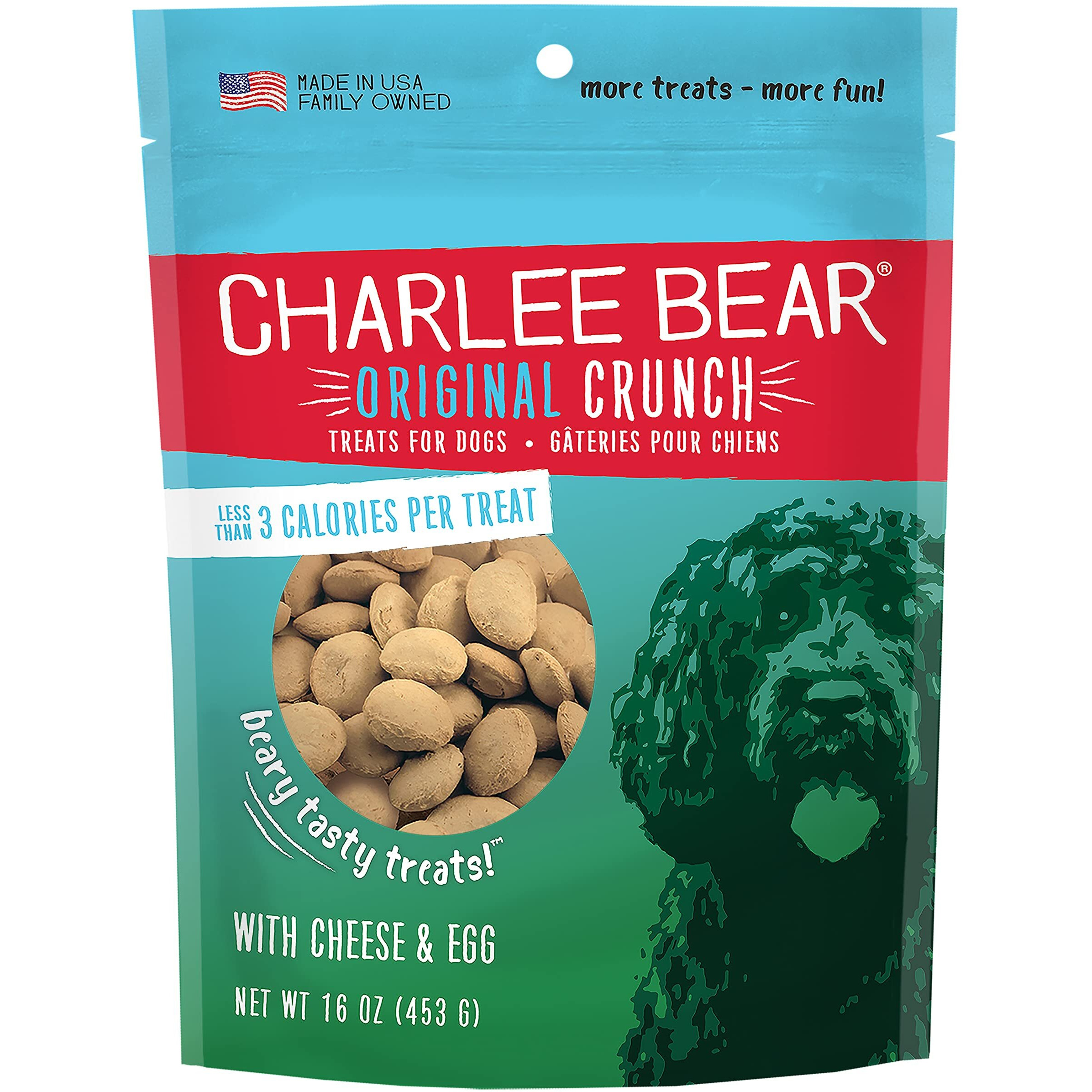 Charlee Bear Dog Treat  16-Ounce  Cheese/Egg