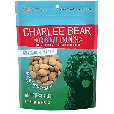 Charlee Bear Dog Treat  16-Ounce  Cheese/Egg
