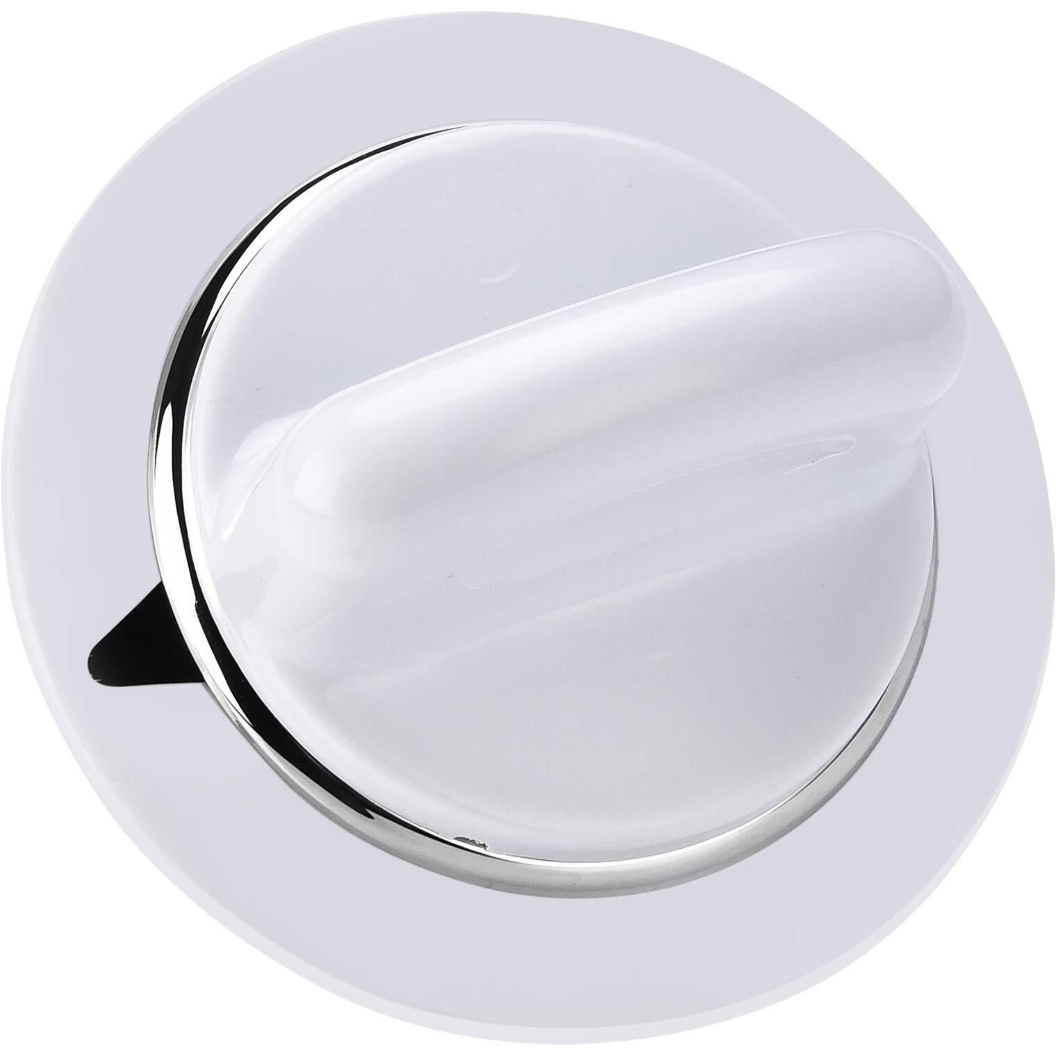 Ami Part We1M654 Dryer Timer Knob Fit For G-E Hot-Point - Replaces Ap3995098 We01M0443 We1M443 1264290 (Reinforced Metal Ring)