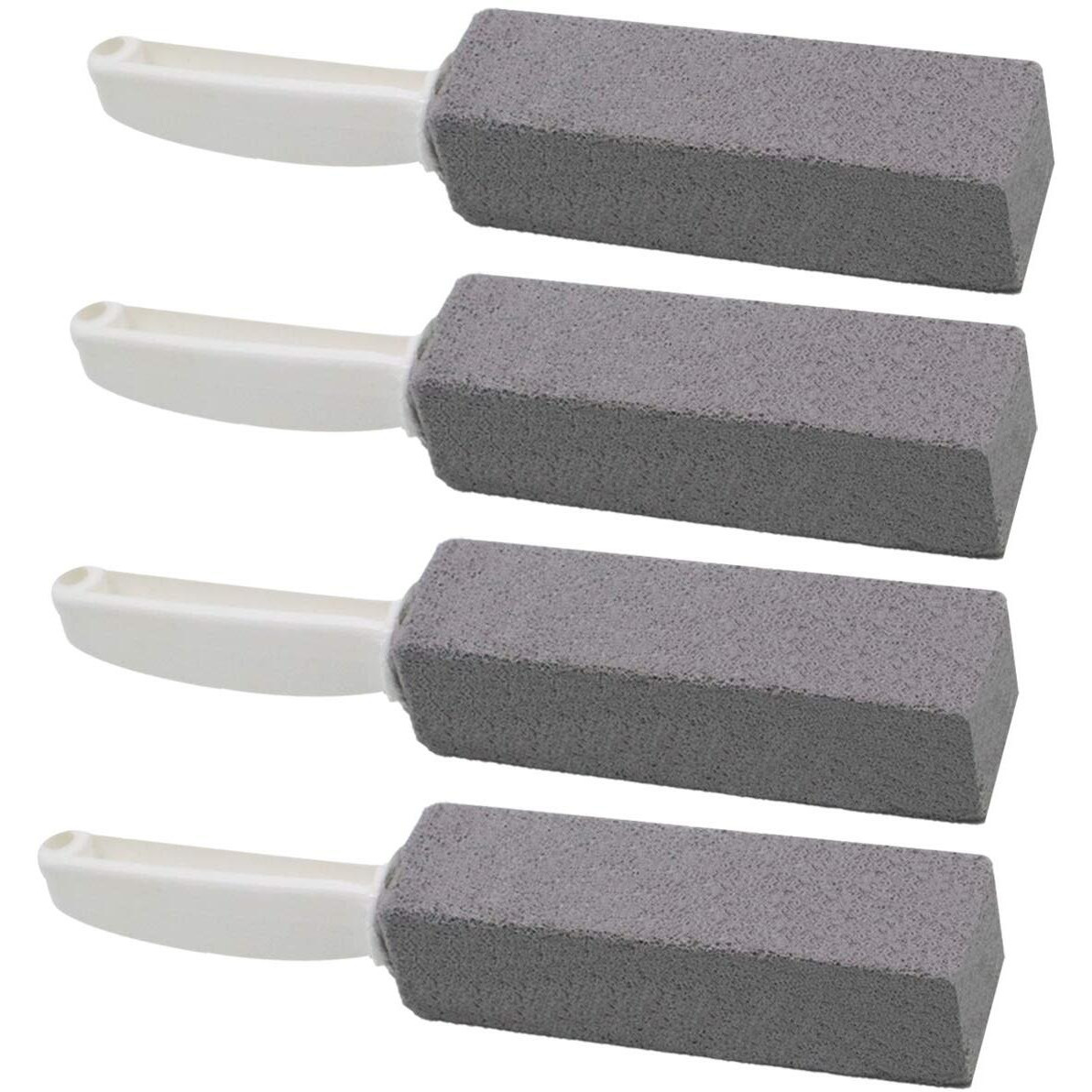 Tuodeal Pumice Stone For Toilet Bowl Cleaning With Handle Pumice Toilet Stone 4 Pack