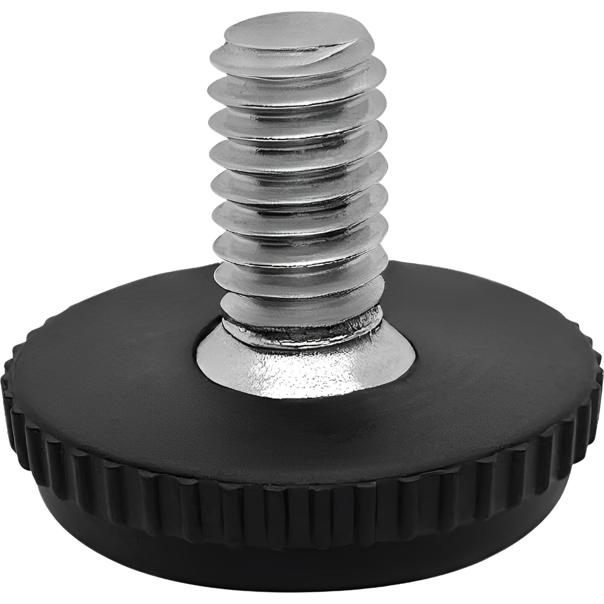 Project Patio 5/16-18 Stainless Steel Adjustable Furniture Levelers And Threaded Screw-In Leveling Feet Glides For Table And Chair Legs - 24-Pack