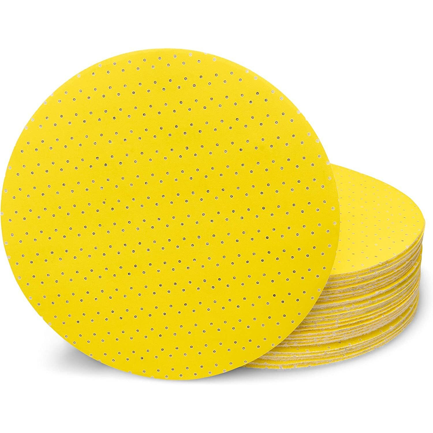 Power Pro 2100 - Perforated Drywall Sanding Abrasive Discs 9-Inch/225Mm For Drywall Sanders  Hook And Loop Sandpaper Better Suction And Sanding With Less Wear - Set Of 10 (180 Grit)