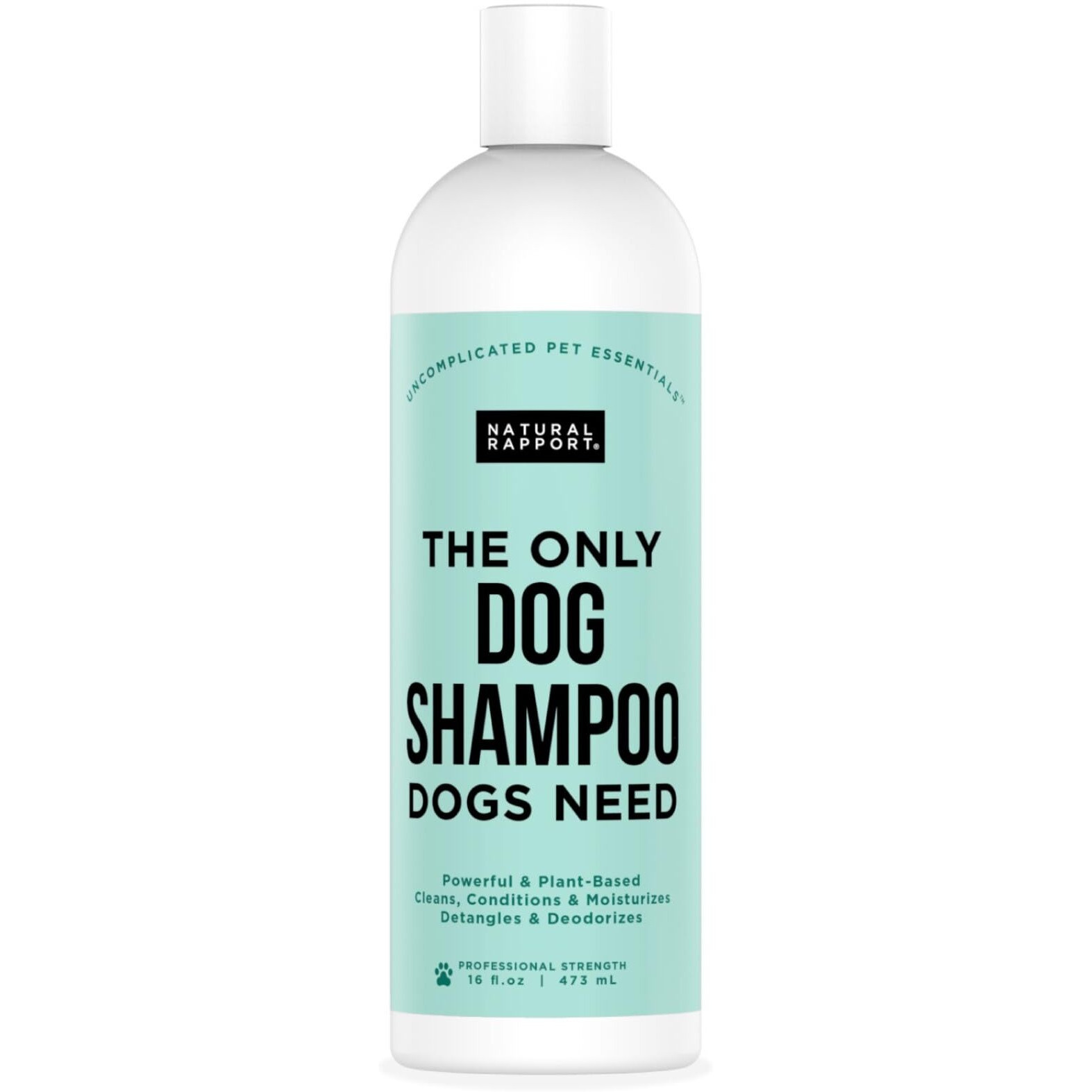 Natural Rapport Pet And Dog Shampoo - The Only Dog Shampoo Dogs Need - Complete Wash For Pets  All Breeds (16 Fl Oz.)