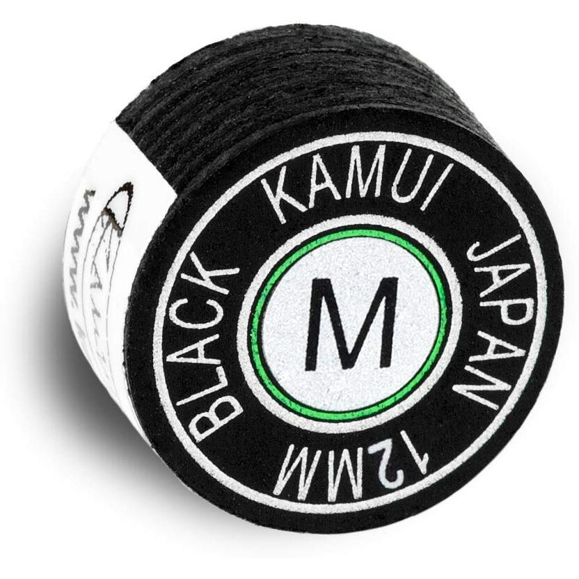 Kamui Black Laminated Pool Billiard Cue Tip - 1 Pc (Medium  13 Mm)