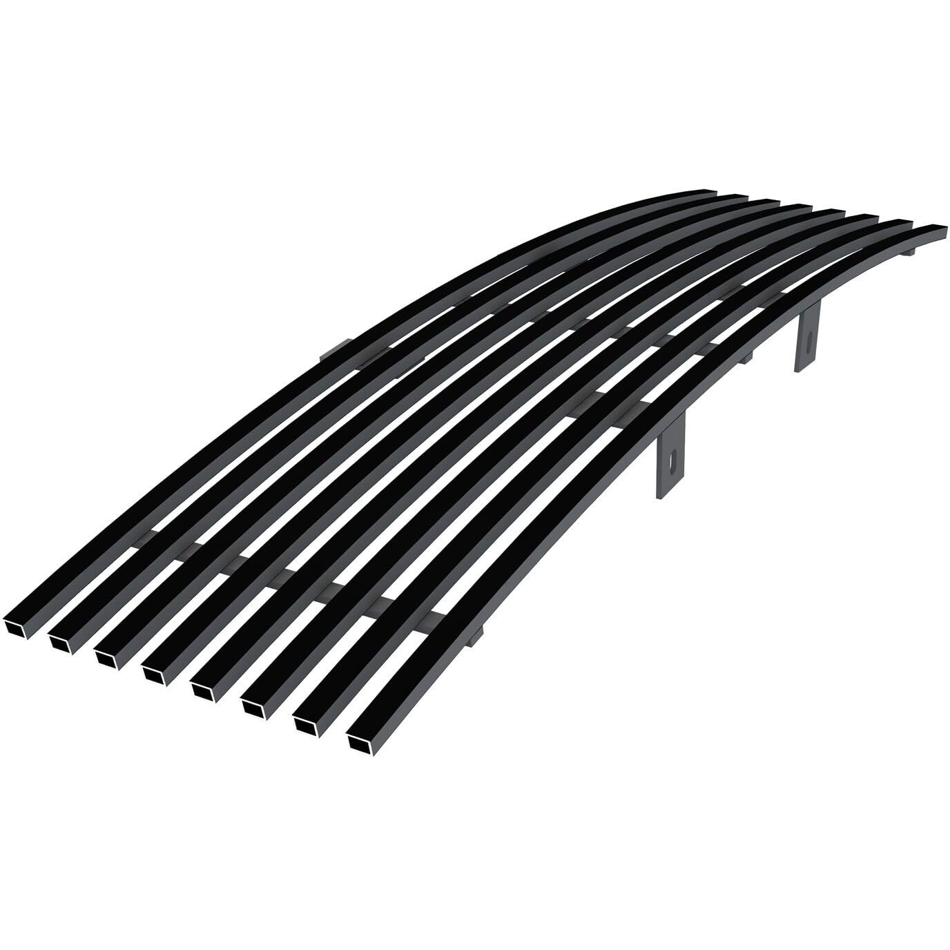 Aps Compatible With Ford F-150 2009-2014 Lower Bumper Stainless Steel Black Billet Grille Grill Insert F66789H